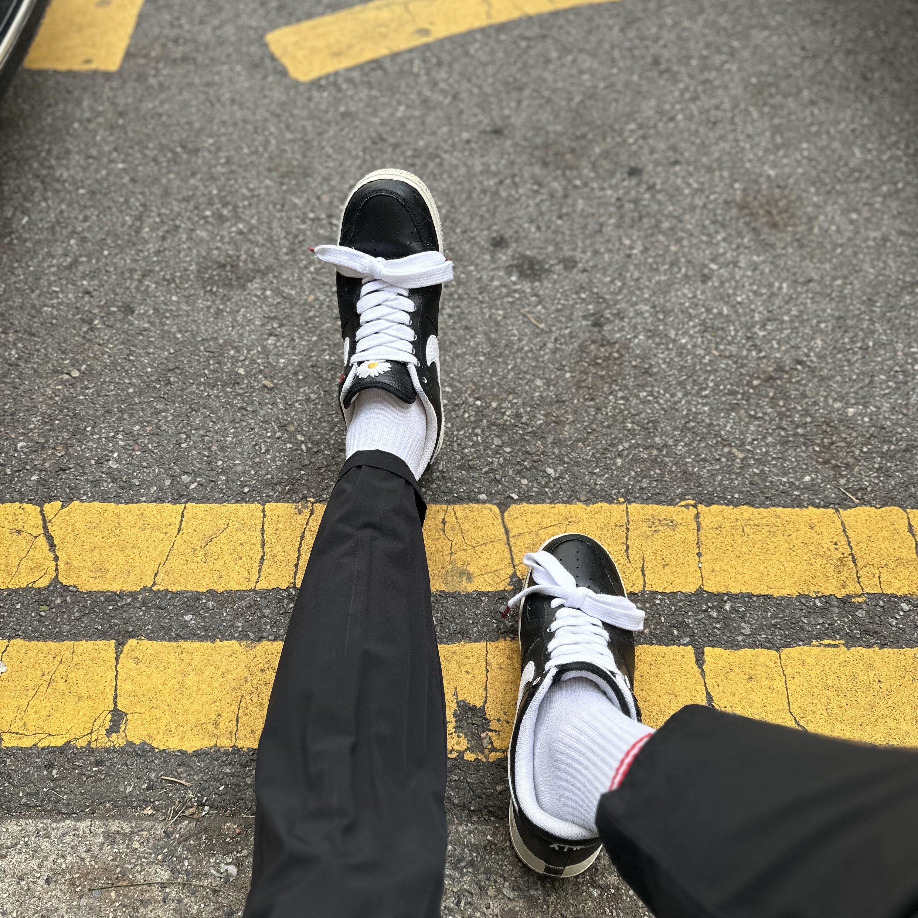 Nike x Peaceminusone Air Force 1 Low Para-Noise 착용 스타일 - 1
