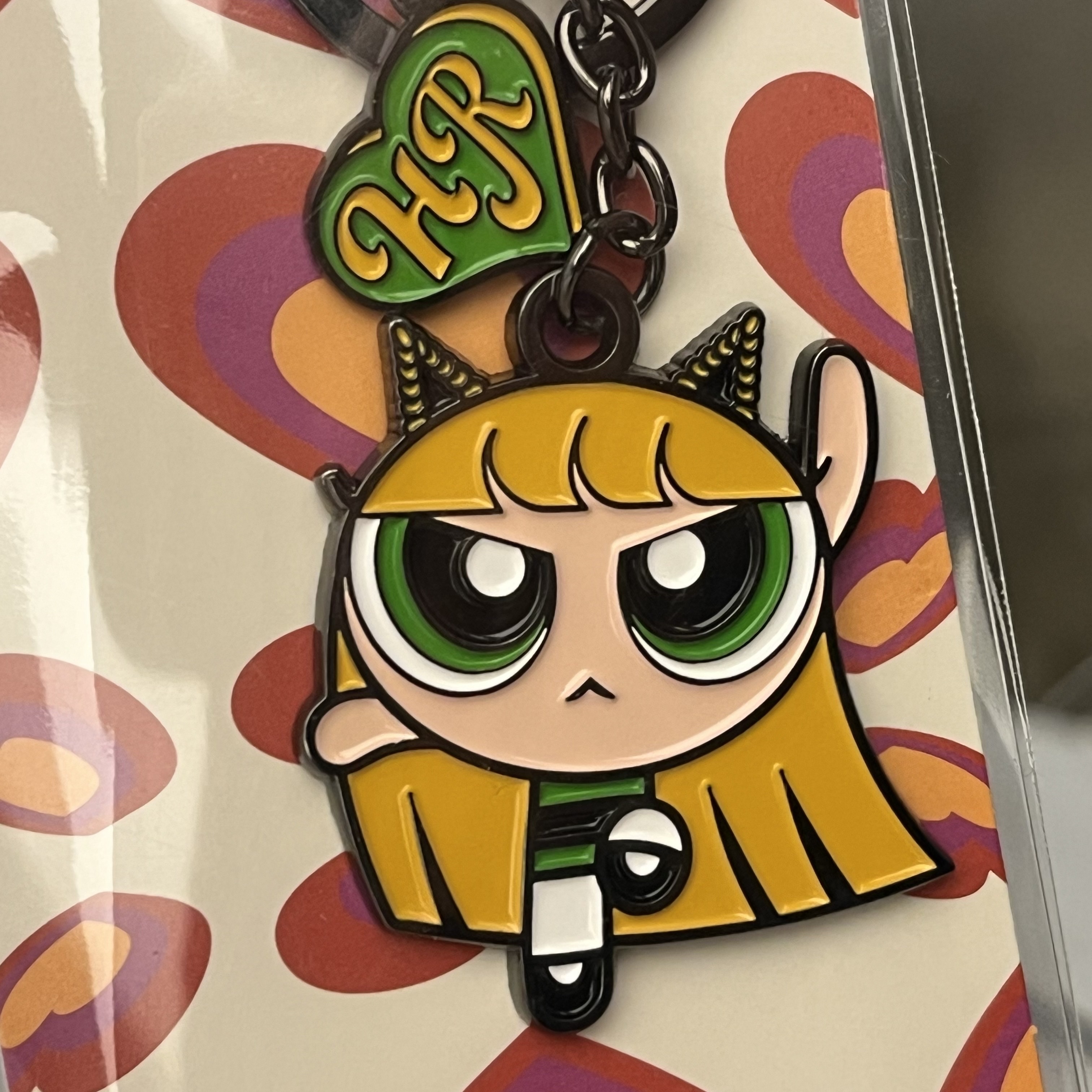 NewJeans x The Powerpuff Girls Metal Keyring Haerin 착용 스타일