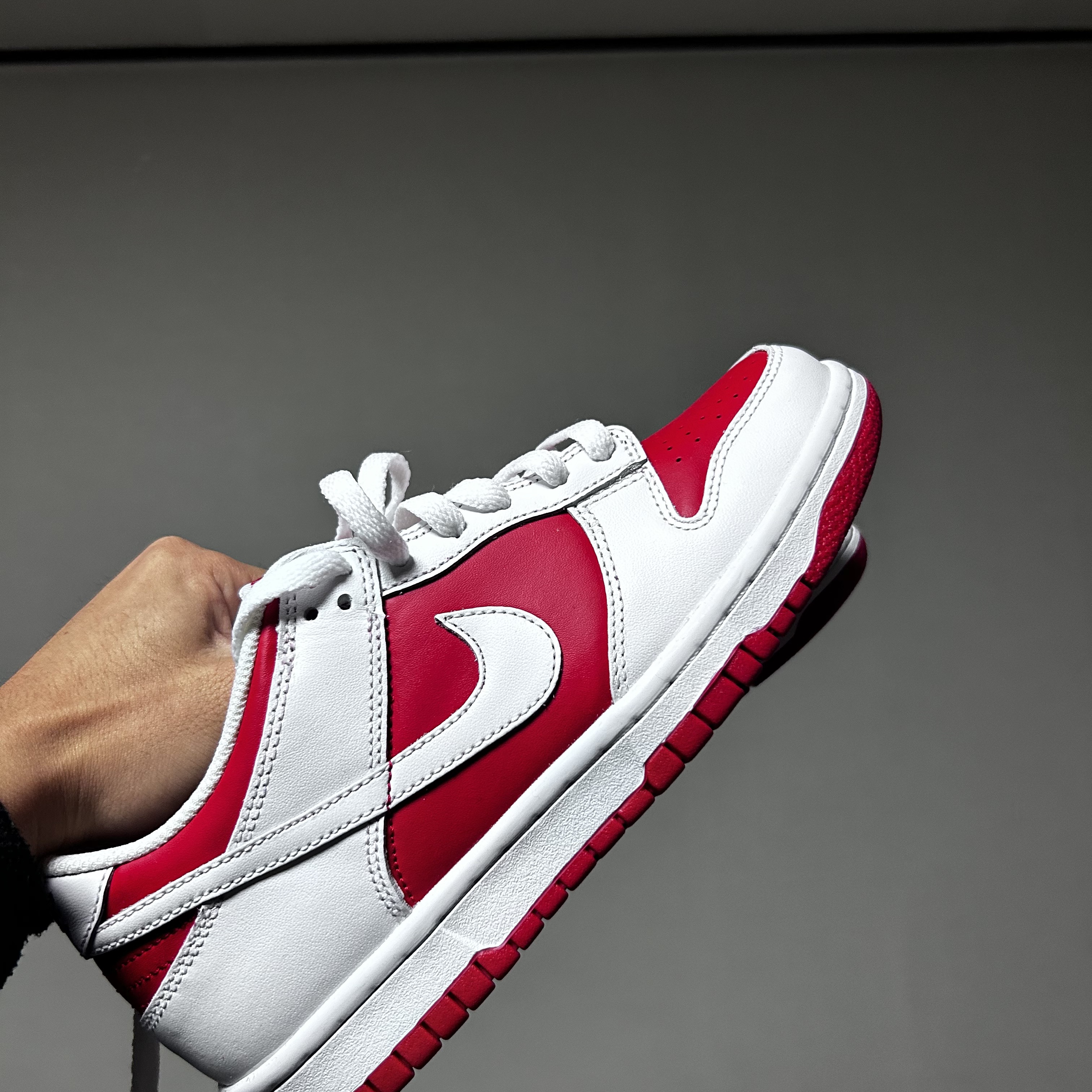 (GS) Nike Dunk Low Retro Championship Red 착용 스타일