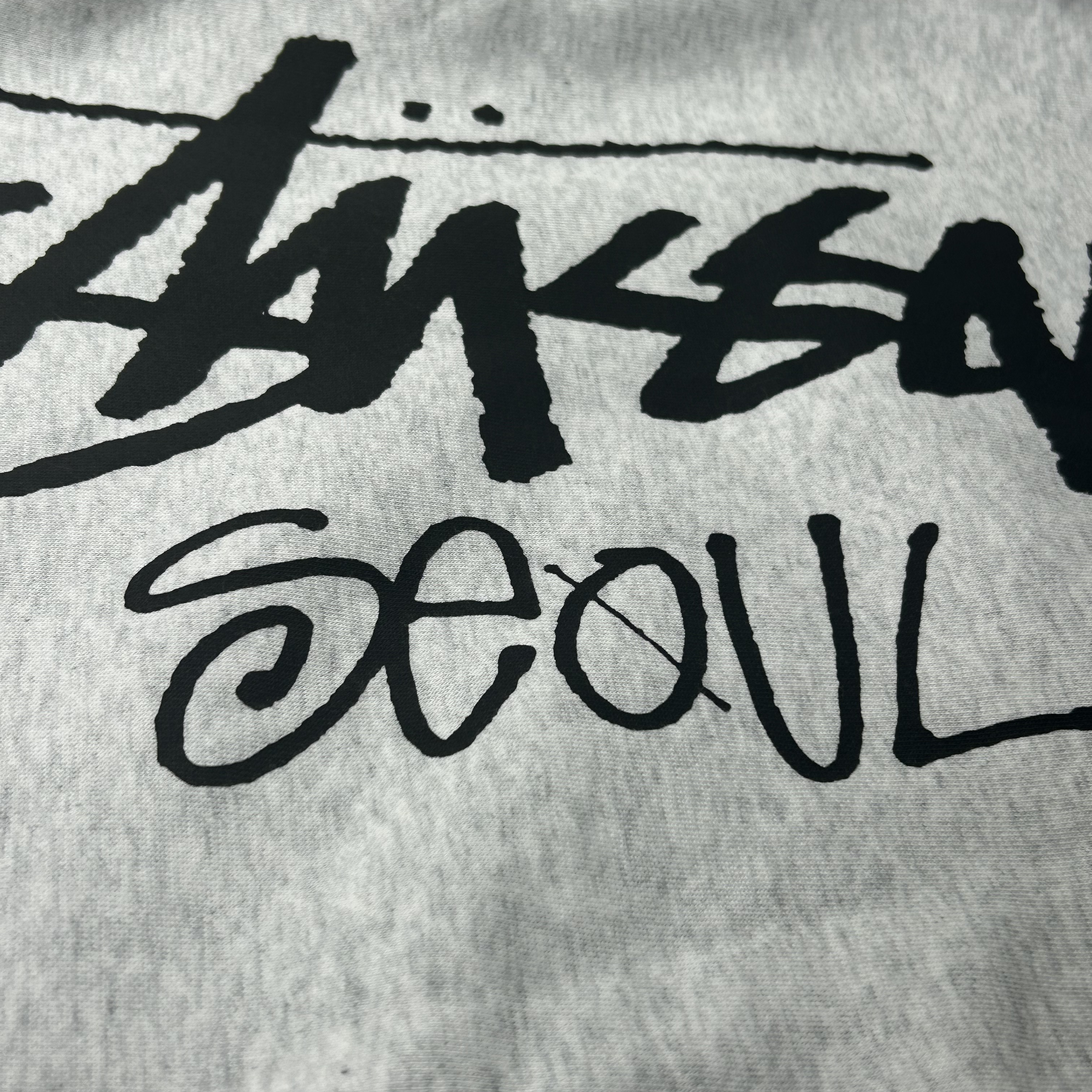 Stussy Stock Seoul Hood Ash Heather 2023 착용 스타일