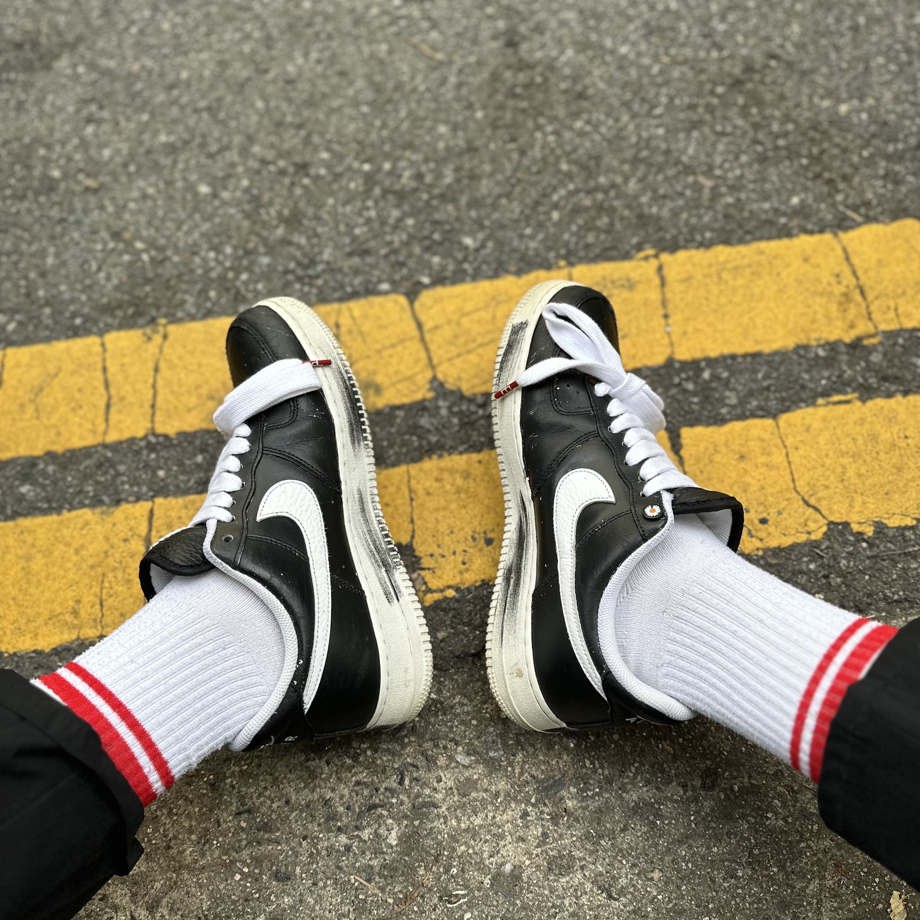 Nike x Peaceminusone Air Force 1 Low Para-Noise 착용 스타일 - 2