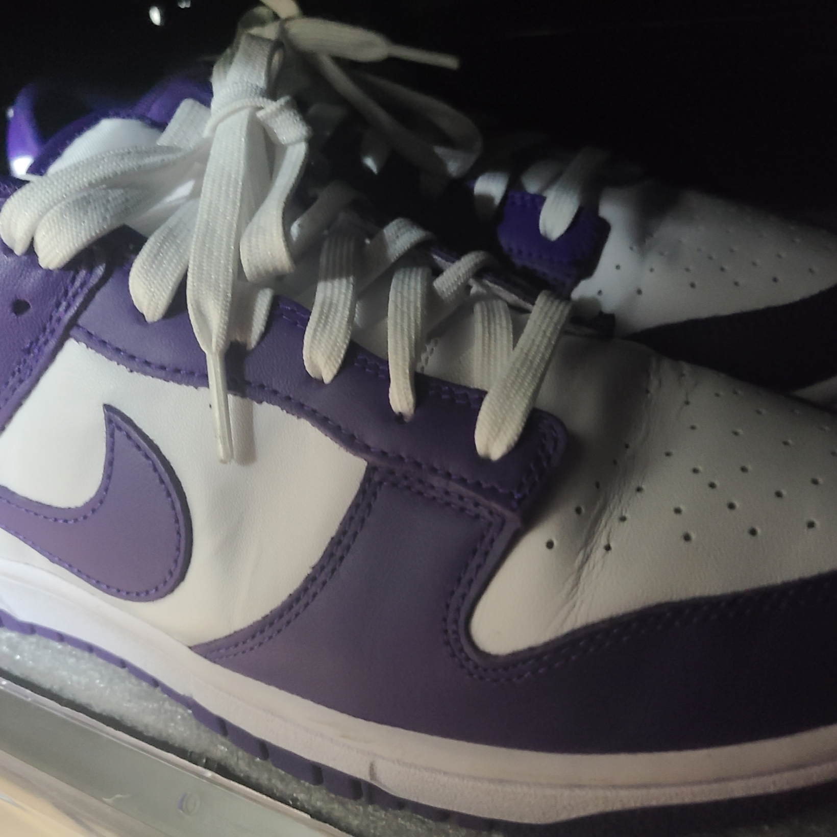 Nike Dunk Low Retro Championship Court Purple 착용 스타일