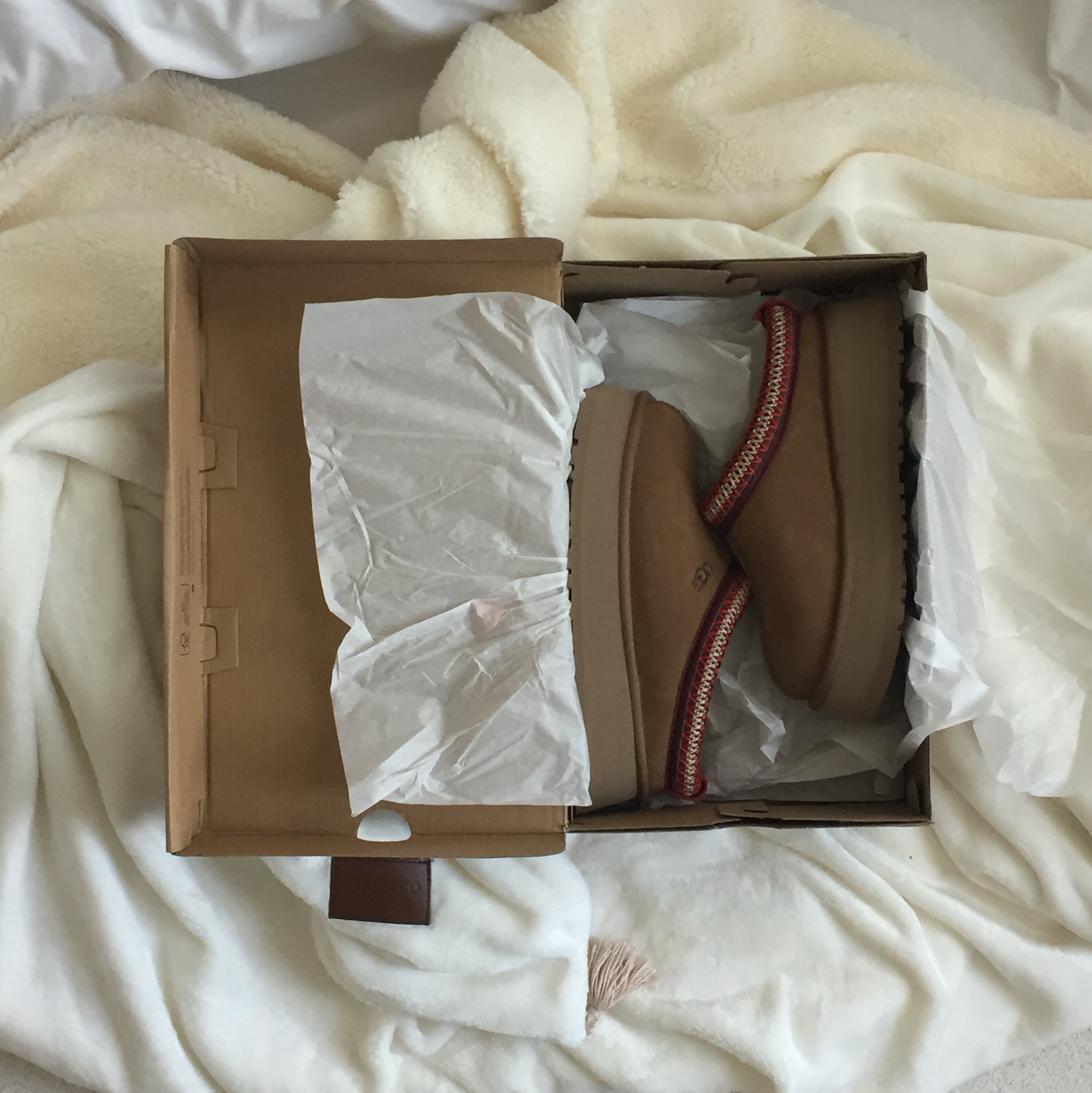 (W) UGG Tazz Slipper Chestnut 착용 스타일