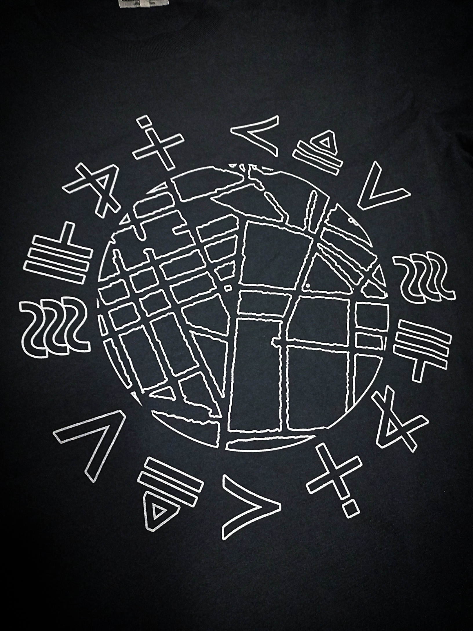 Cav Empt Overdye Circle T-Shirt Navy - 23SS 착용 스타일