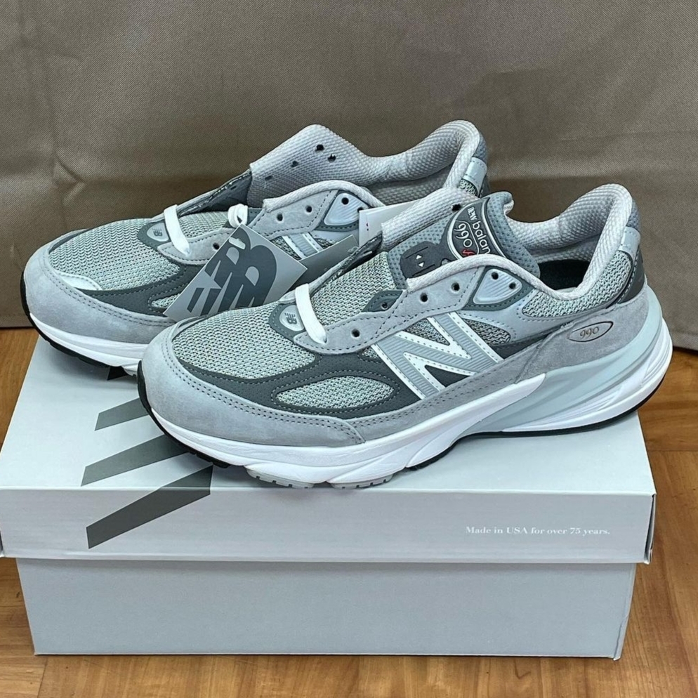New Balance 990v6 Made in USA Grey - D Standard 착용 스타일