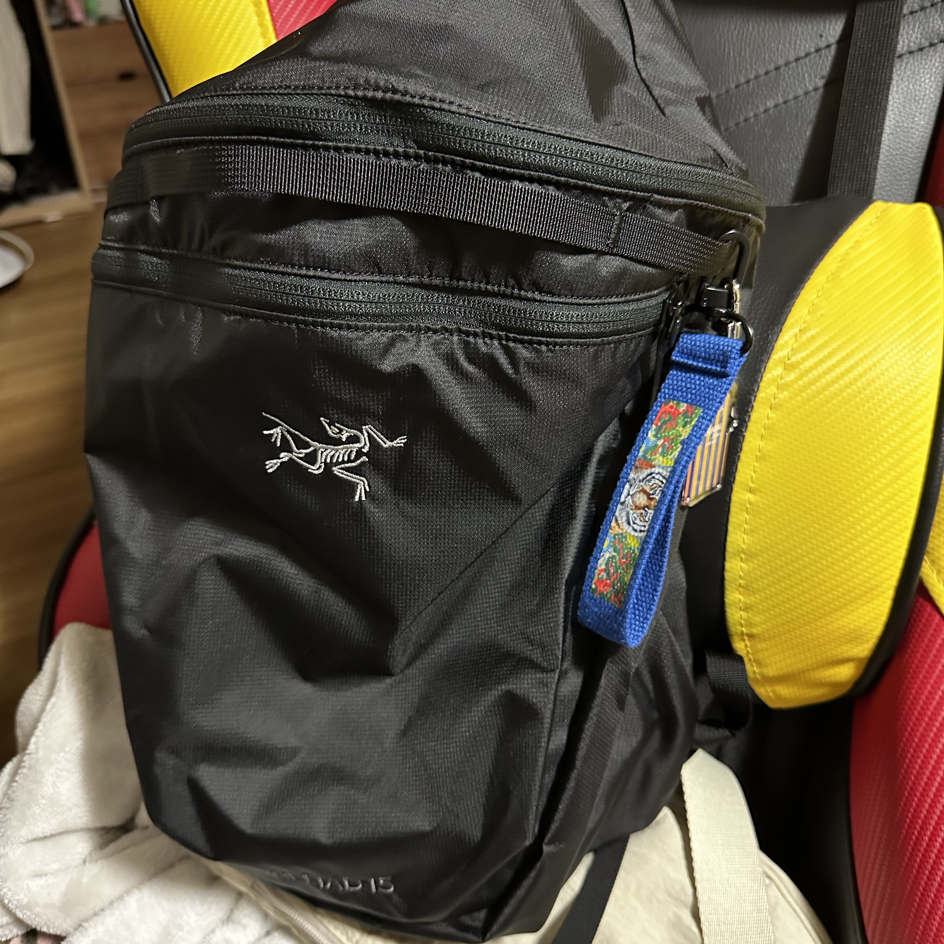 Arc'teryx Heliad 15 Backpack Black 착용 스타일