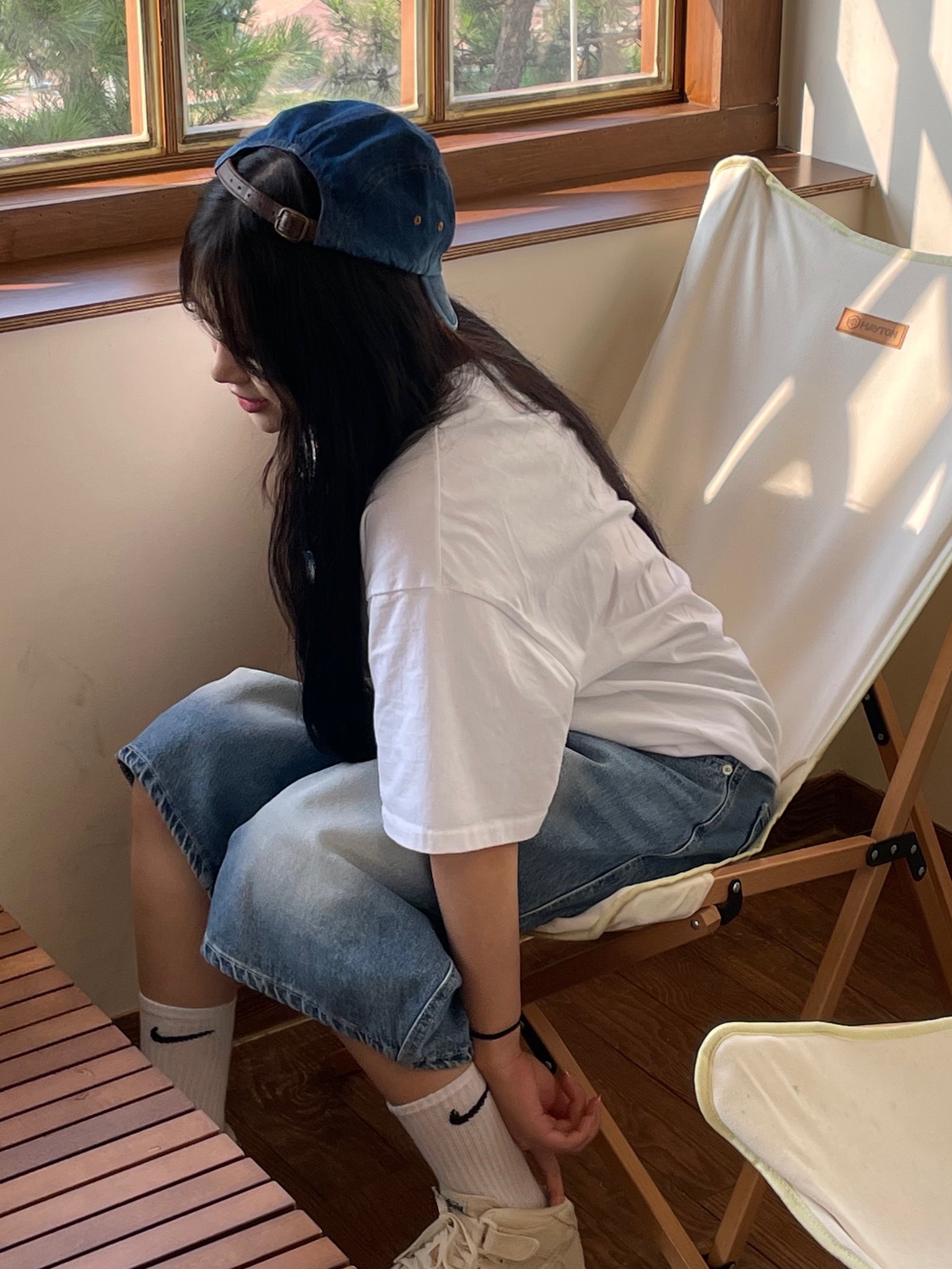 Supreme Washed Chino Twill Camp Cap Denim - 22FW, Nike x Stussy Air Force 1 '07 Mid SP Fossil 착용 스타일 - 3