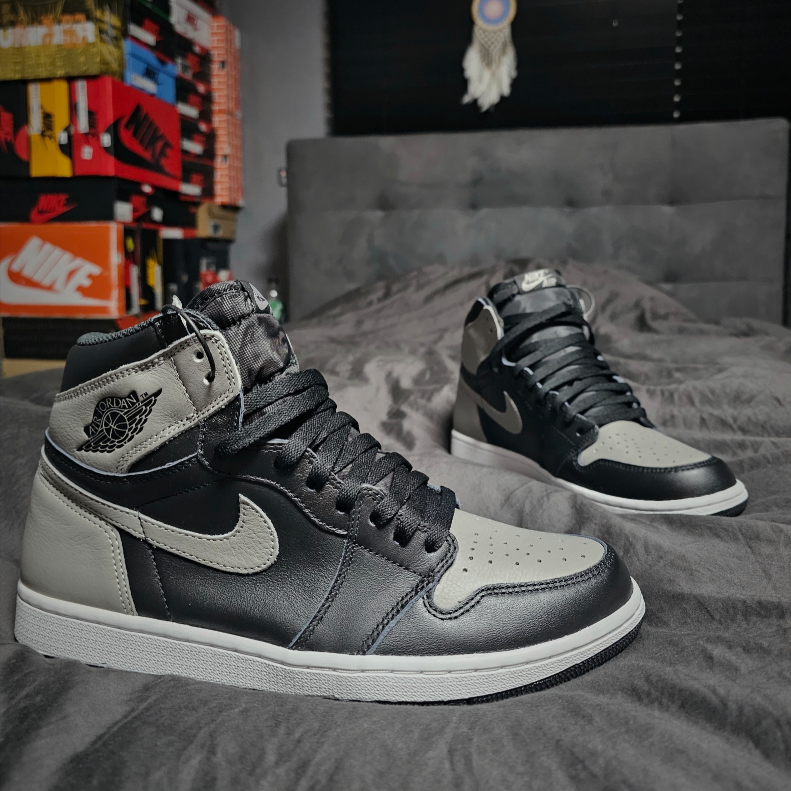 Jordan 1 Retro High OG Shadow 2018 착용 스타일 - 3