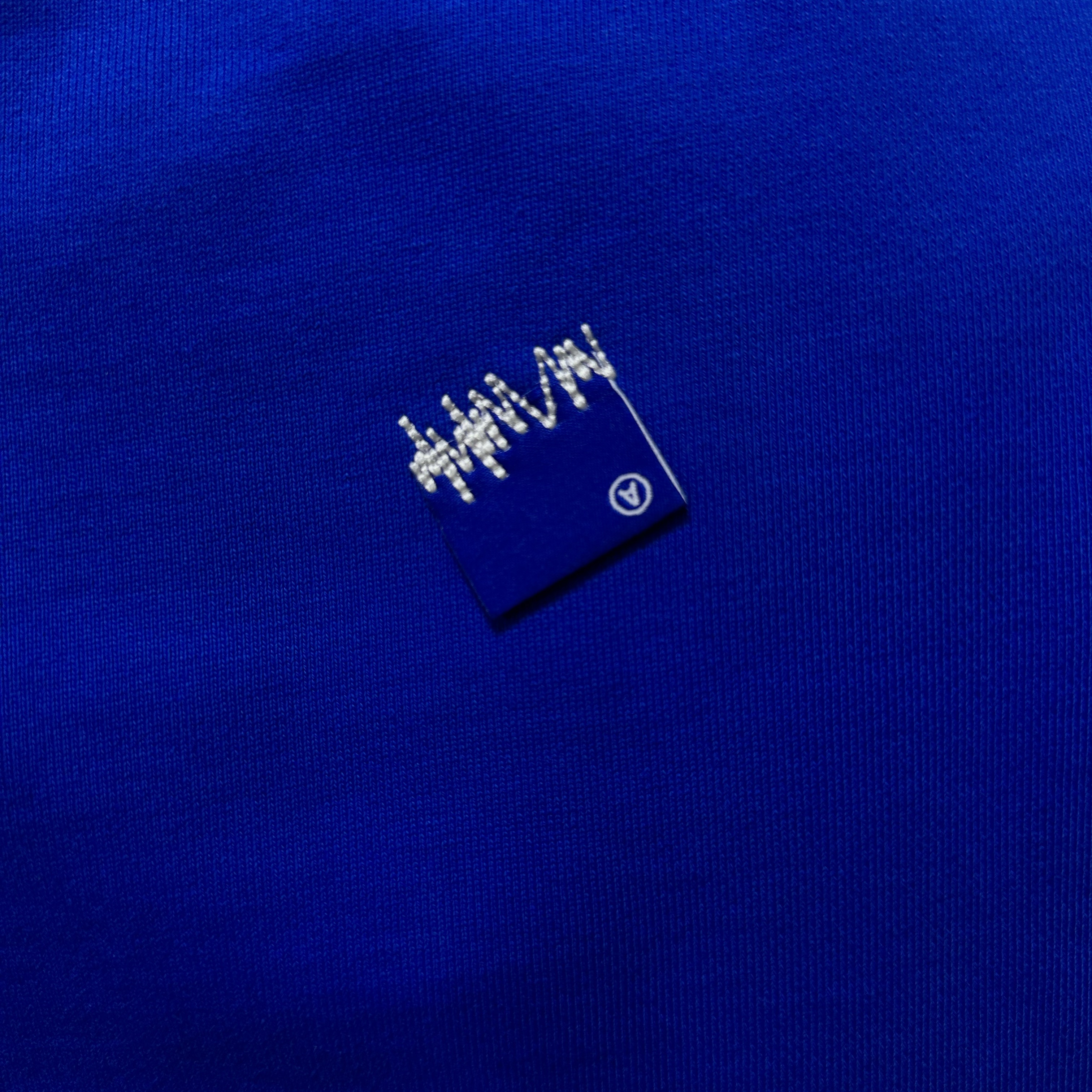 Ader Error Sig; TRS/BL Tag Sweatshirt 01 Blue, Adidas Samba Vegan White Black 착용 스타일 - 3