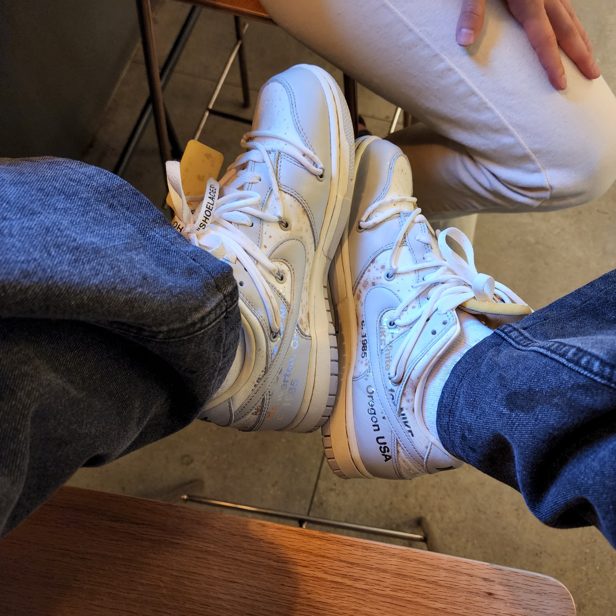 Nike x Off-White Dunk Low The 50 - Lot 46 착용 스타일 - 2