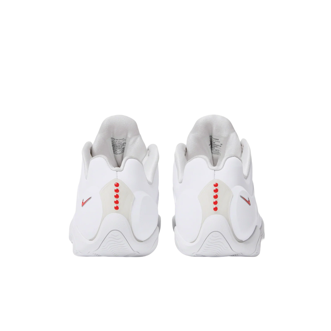 FB8934-100 Nike x Supreme Air Zoom Courtposite SP White University Red - #3