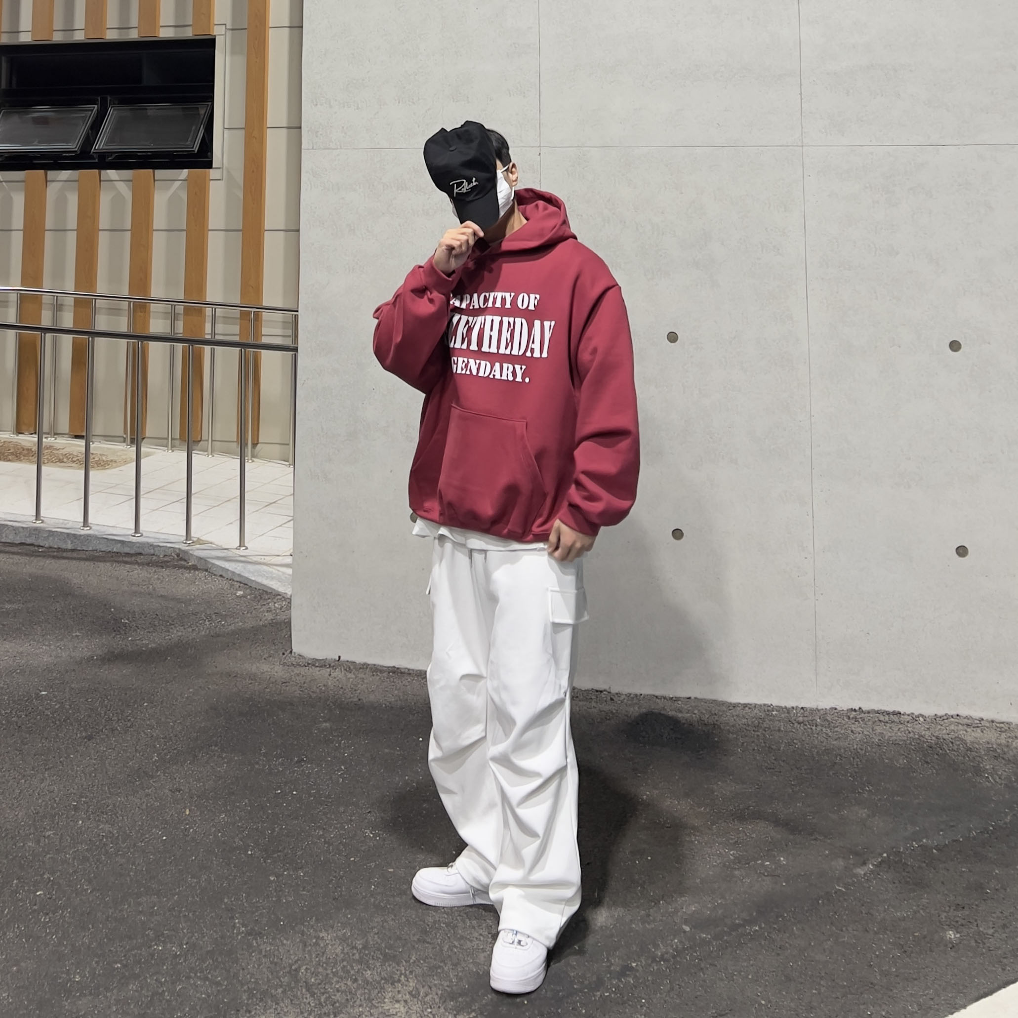 Nike Air Force 1 '07 Low White, Nike x Drake Nocta Air Force 1 Low SP Certified Lover Boy White 착용 스타일 - 1