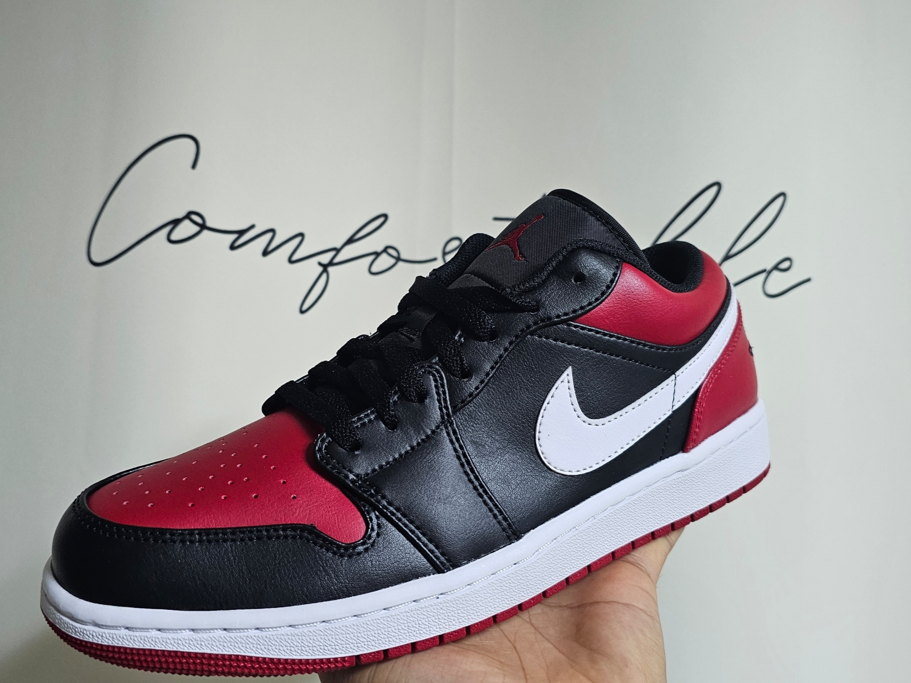 Jordan 1 Low Alternate Bred Toe 착용 스타일
