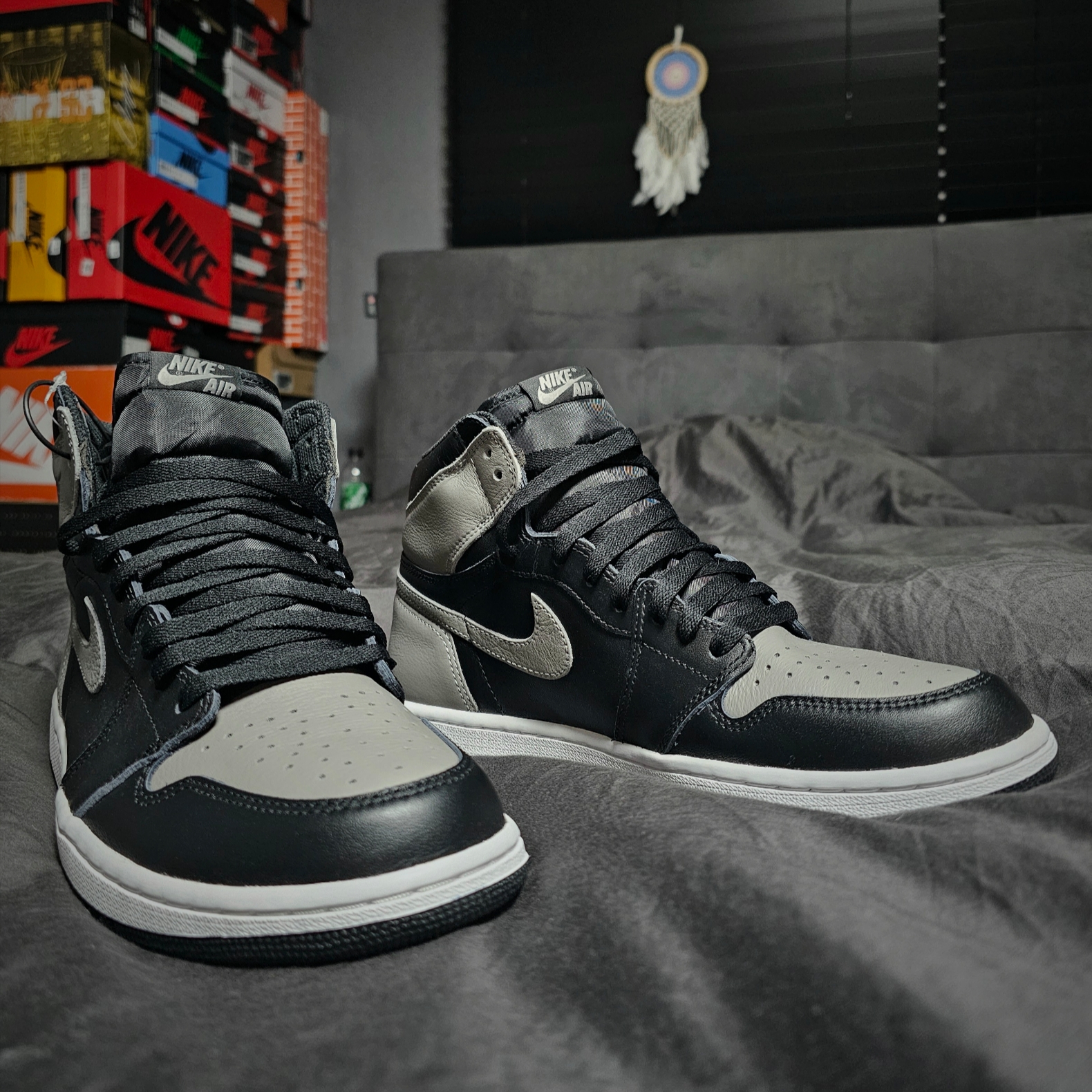 Jordan 1 Retro High OG Shadow 2018 착용 스타일 - 1