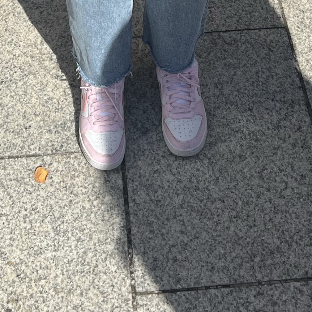 (GS) Nike Court Borough 2 SE White Pink Foam 착용 스타일