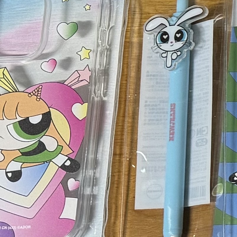 NewJeans x The Powerpuff Girls iPhone 14 Pro Case Haerin 착용 스타일
