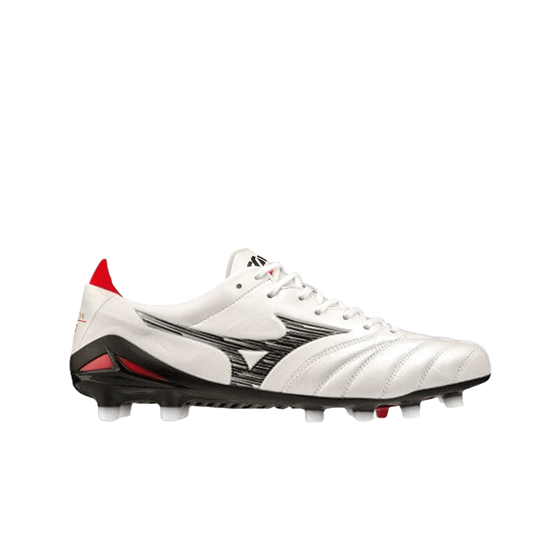 미즈노 모렐리아 네오 IV 재팬 화이트 블랙 차이니즈 레드(Mizuno Morelia Neo IV Japan White Black Chinese Red)