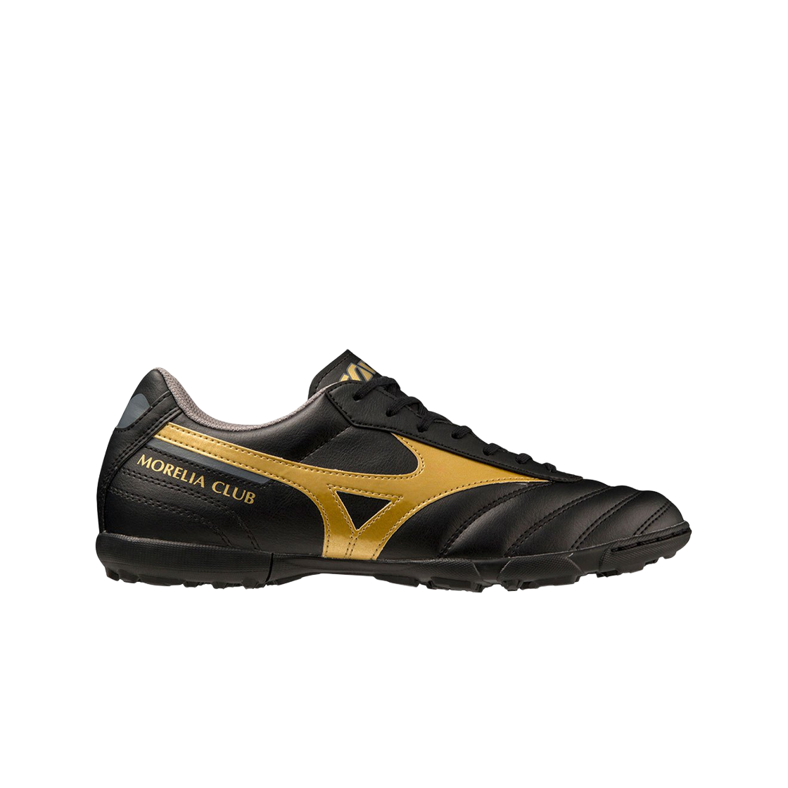 P1GD231650 Mizuno Morelia II Club AS Black Gold Dark Shadow