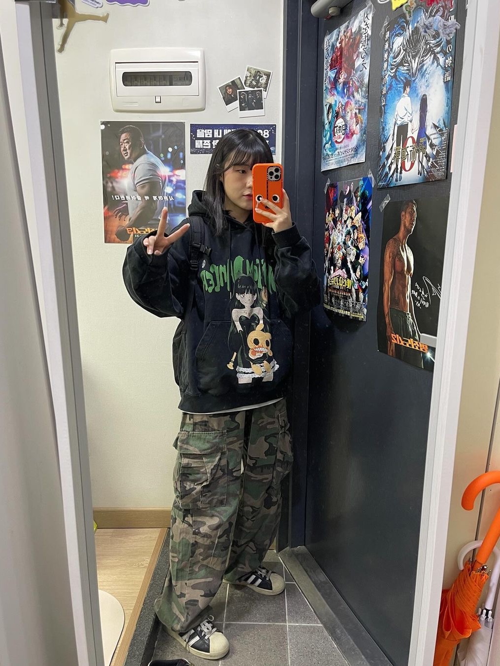 Apple iPhone 14 Pro Max 256GB Silver (Korean Ver.), Supreme Moleskin Double Knee Painter Pant Camo - 23FW 착용 스타일