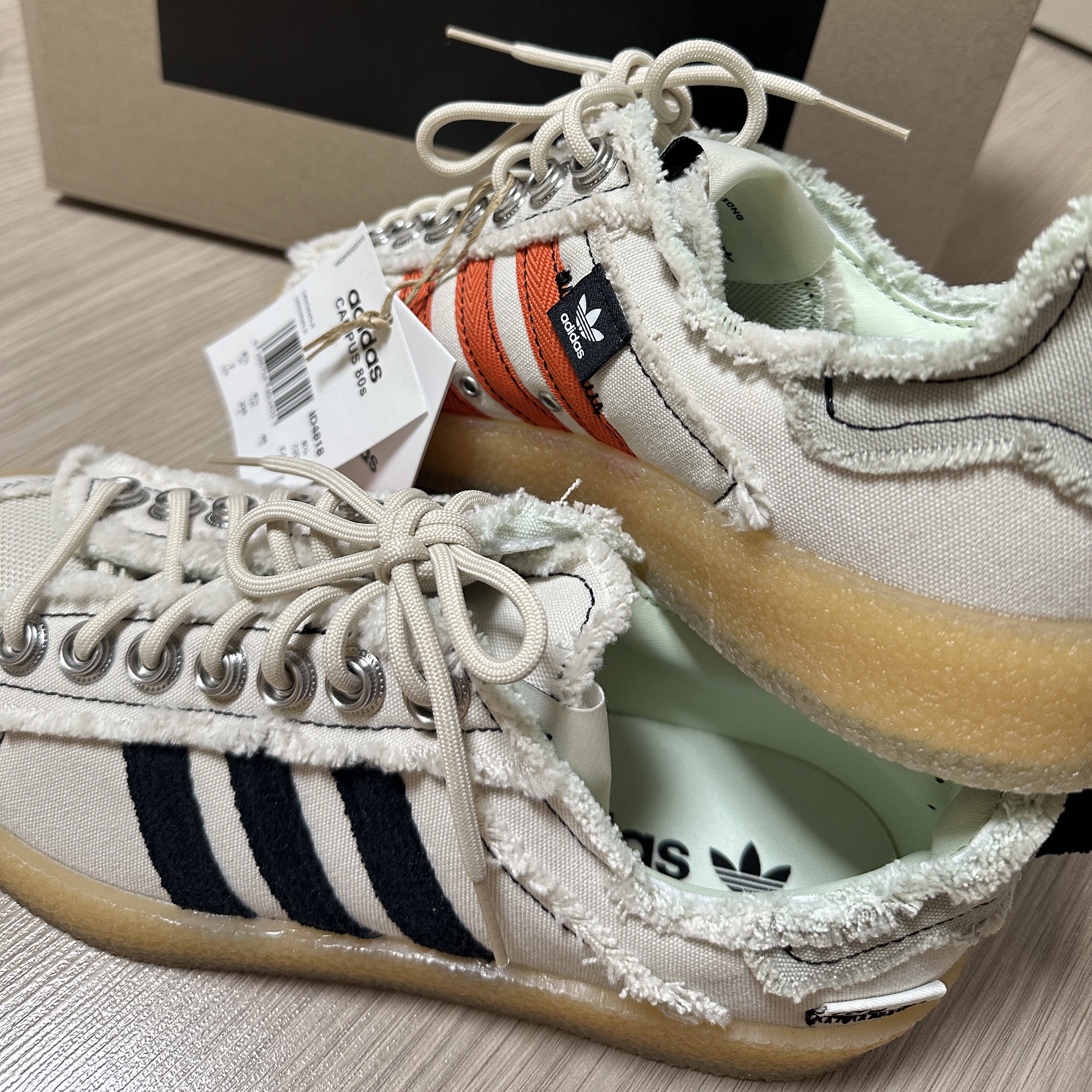 Adidas x Song for the Mute Campus 80s Bliss Core Black 착용 스타일