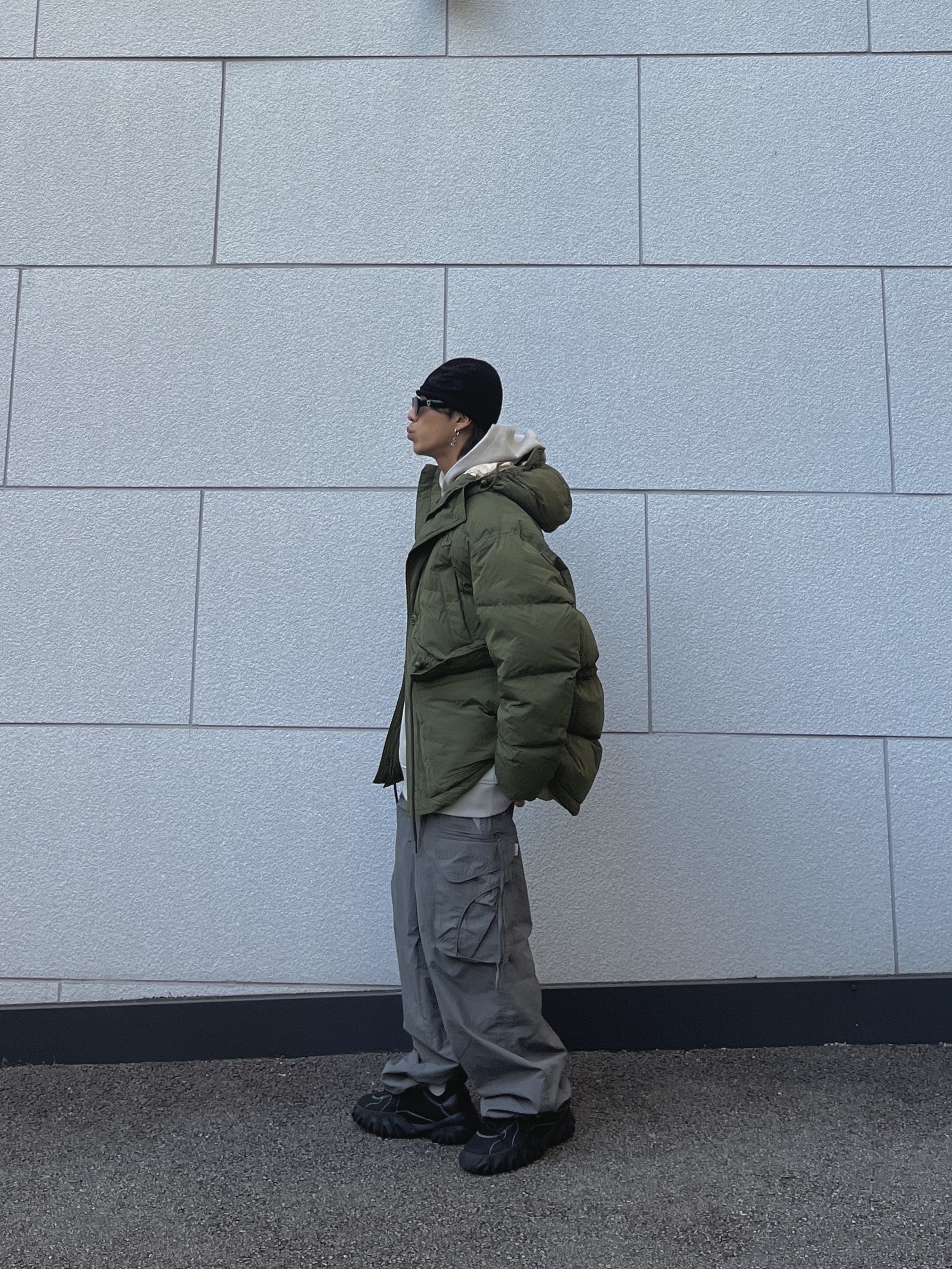 Oakley Factory Team x Brain Dead Chop Saw Black 착용 스타일 - 1