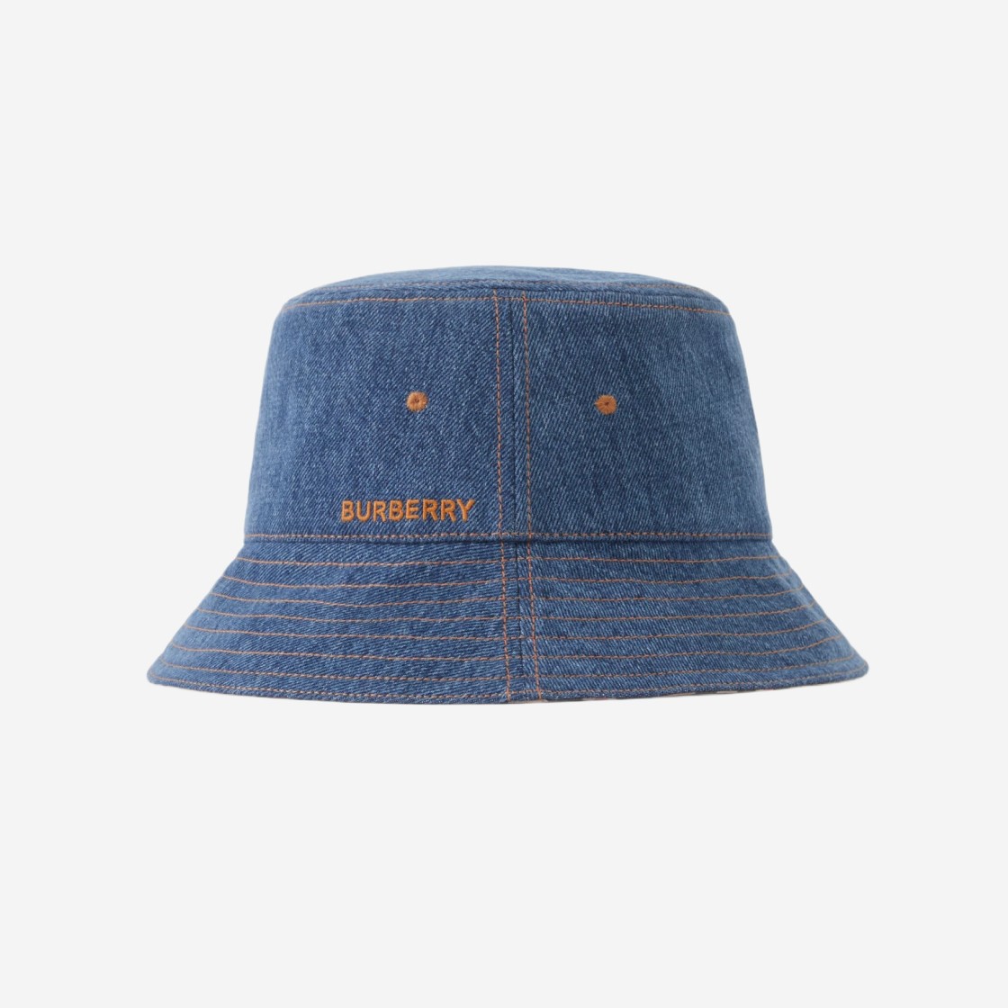 Burberry Denim Bucket Hat Washed Indigo 상세 이미지 1