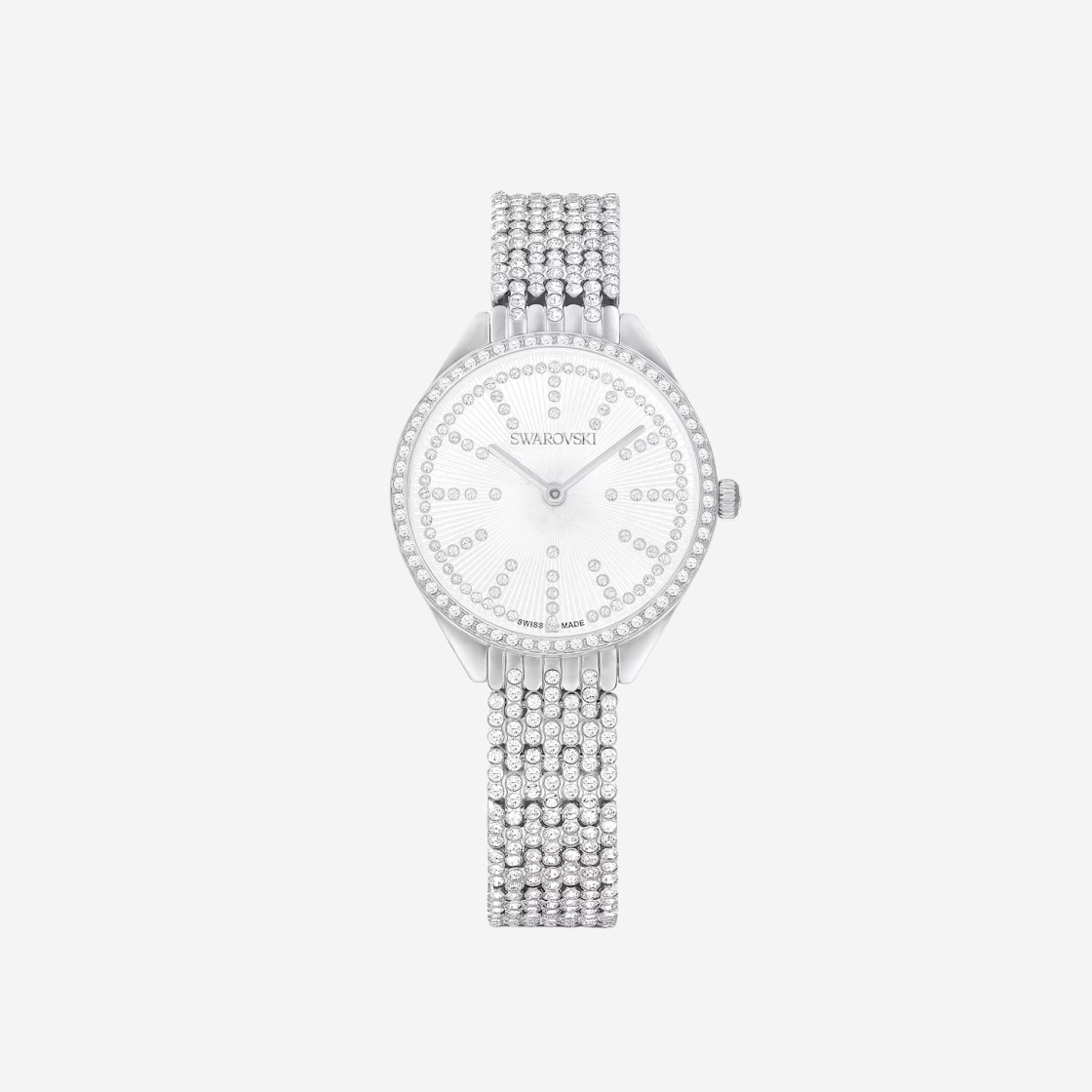 (W) Swarovski Attract Watch Silver 상세 이미지 1