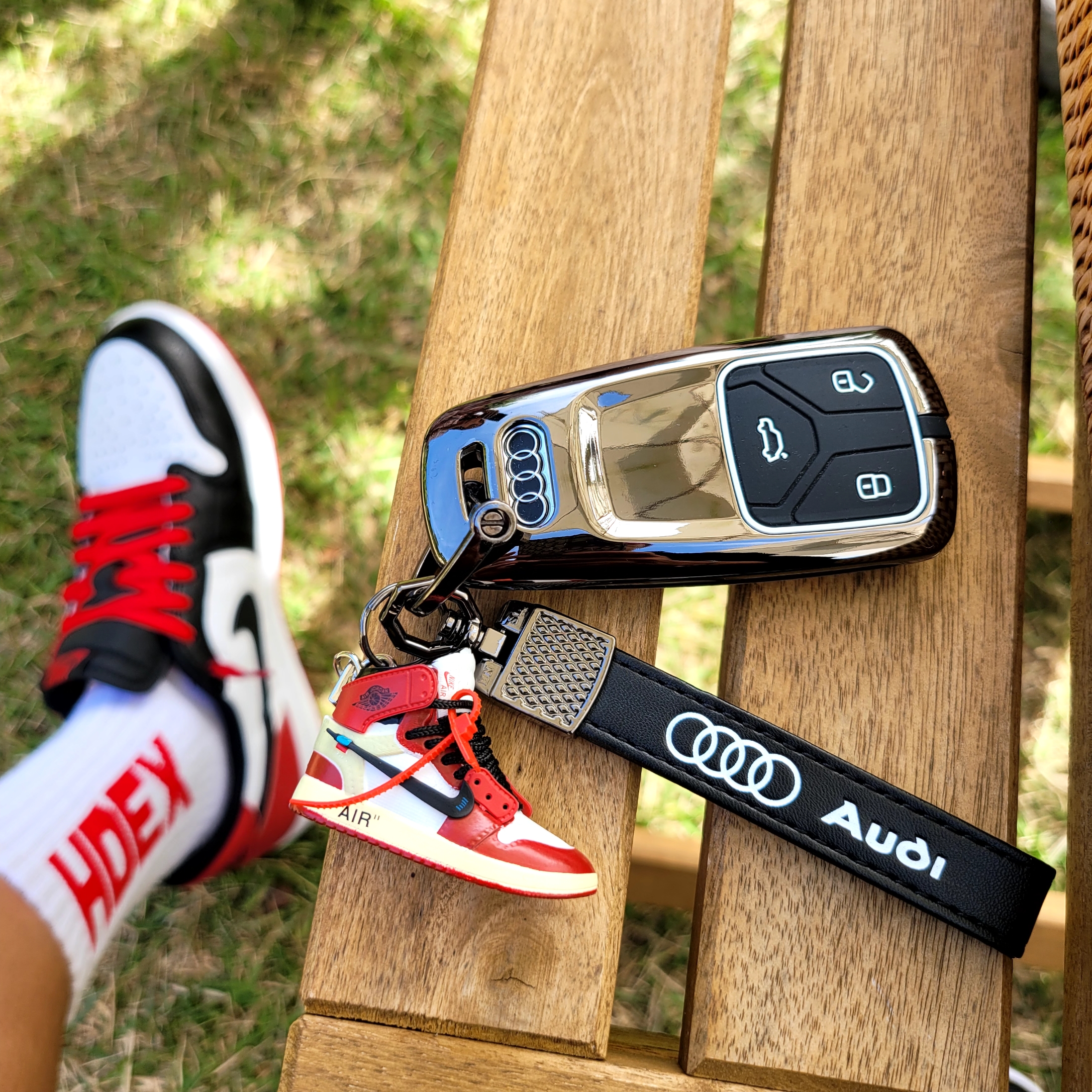Jordan 1 Retro Low OG Black Toe 착용 스타일 - 3