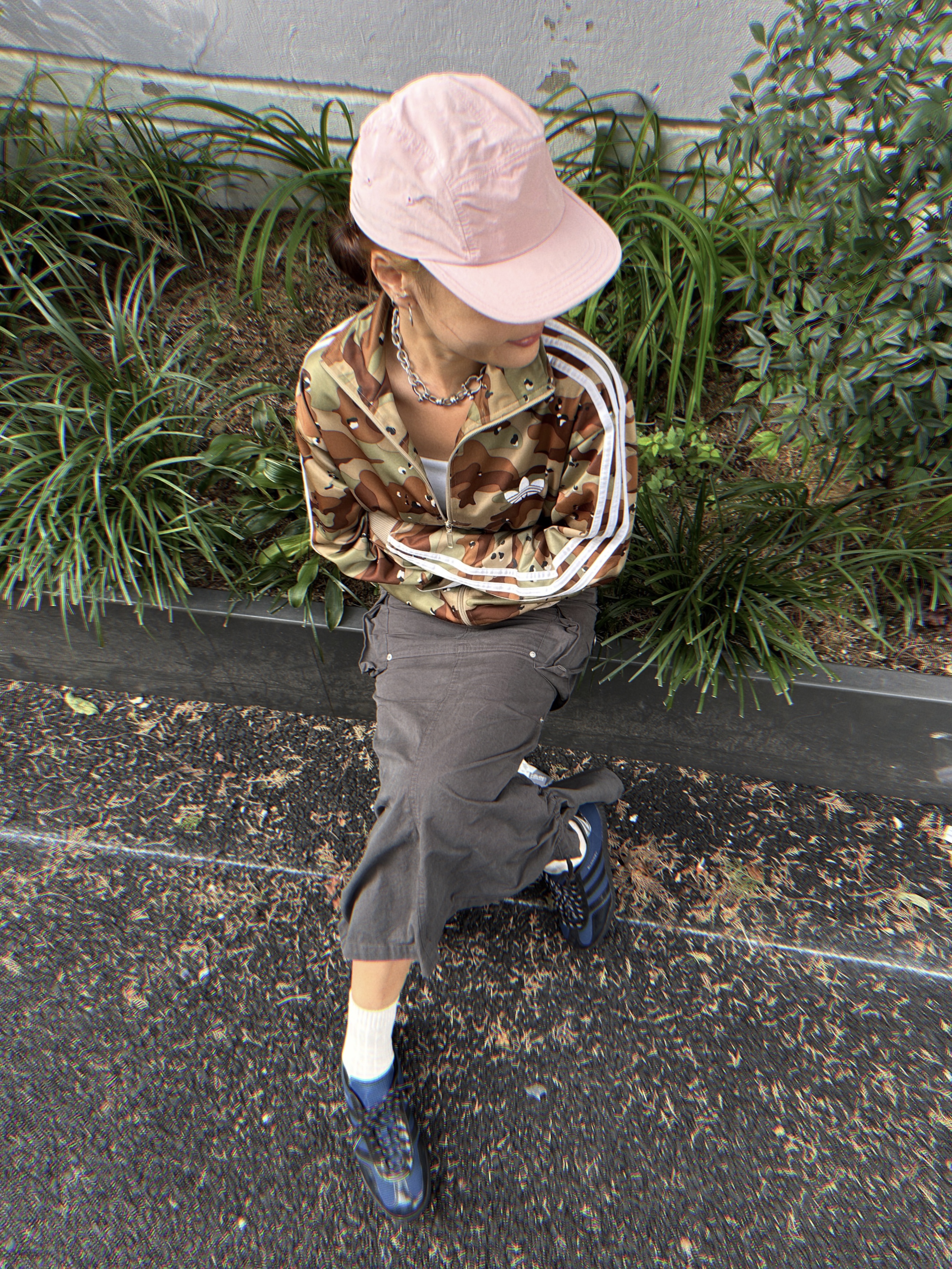 Adidas x Blondey McCoy A.B. Gazelle Indoor Mineral Blue 착용 스타일 - 1