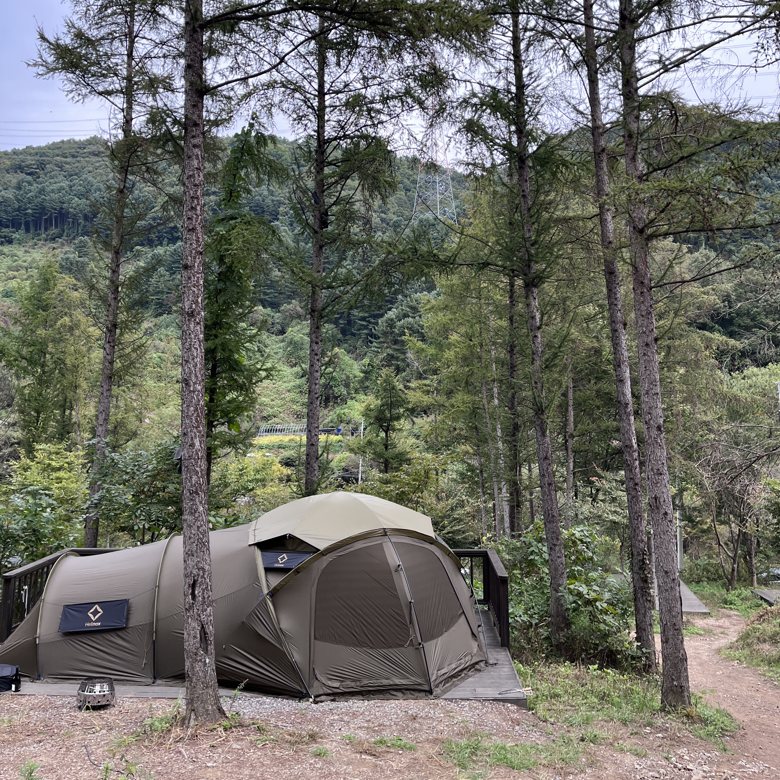 Helinox Tactical Nona Dome 4.0 Coyote Tan, Helinox Tactical Nona Dome 4.0 Bedroom Coyote Tan 착용 스타일