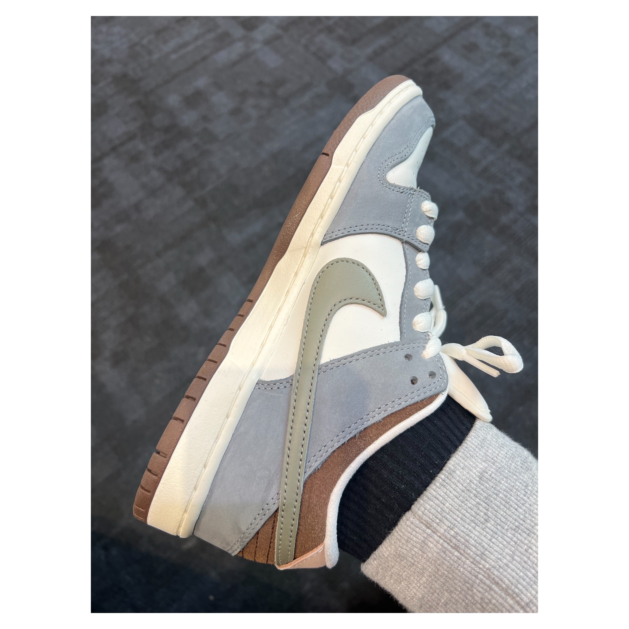 Nike x Born X Raised SB Dunk Low Pro QS One Block at a Time, Nike x Yuto Horigome SB Dunk Low Wolf Grey 착용 스타일 - 2