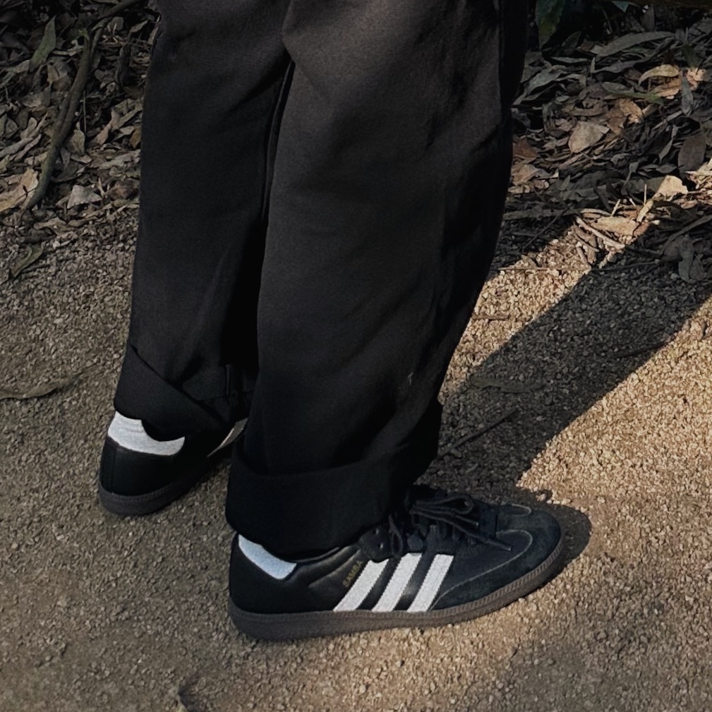Adidas Samba ADV Black 착용 스타일 - 2