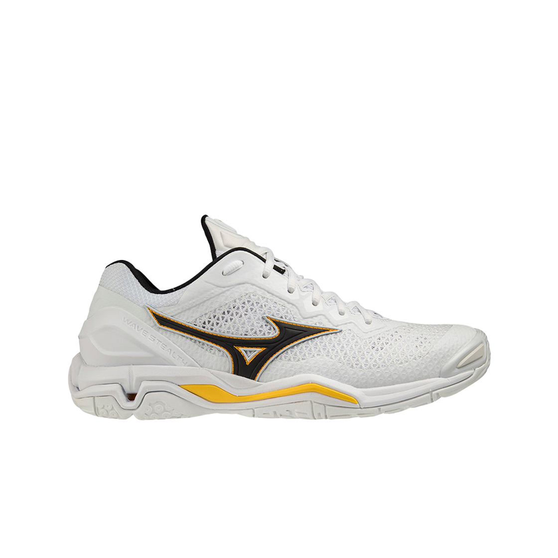 Mizuno Wave Stealth V White 상세 이미지 1