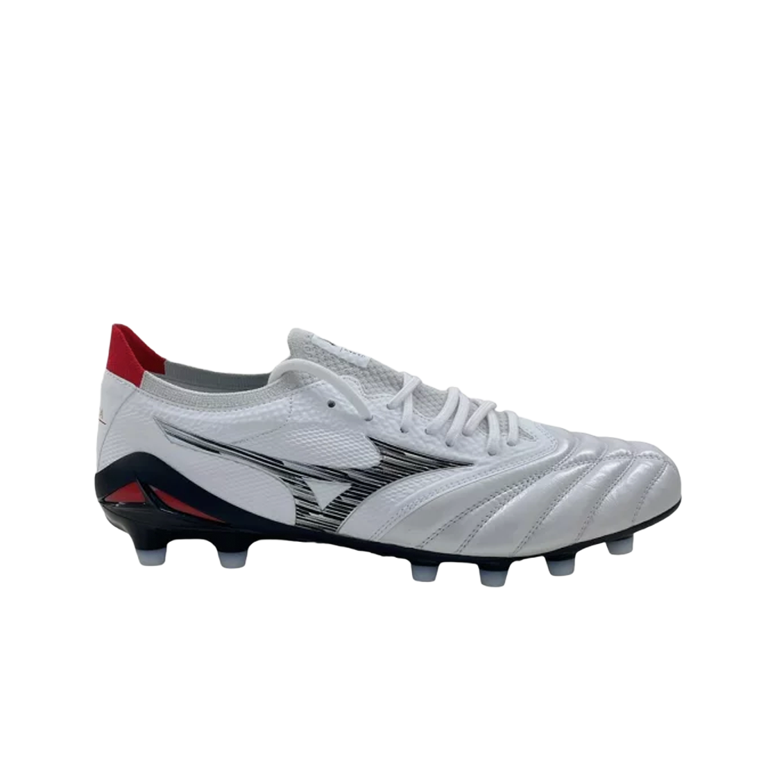 미즈노 모렐리아 네오 IV 베타 재팬 화이트 블랙 차이니즈 레드(Mizuno Morelia Neo IV Beta Japan White Black Chinese Red)