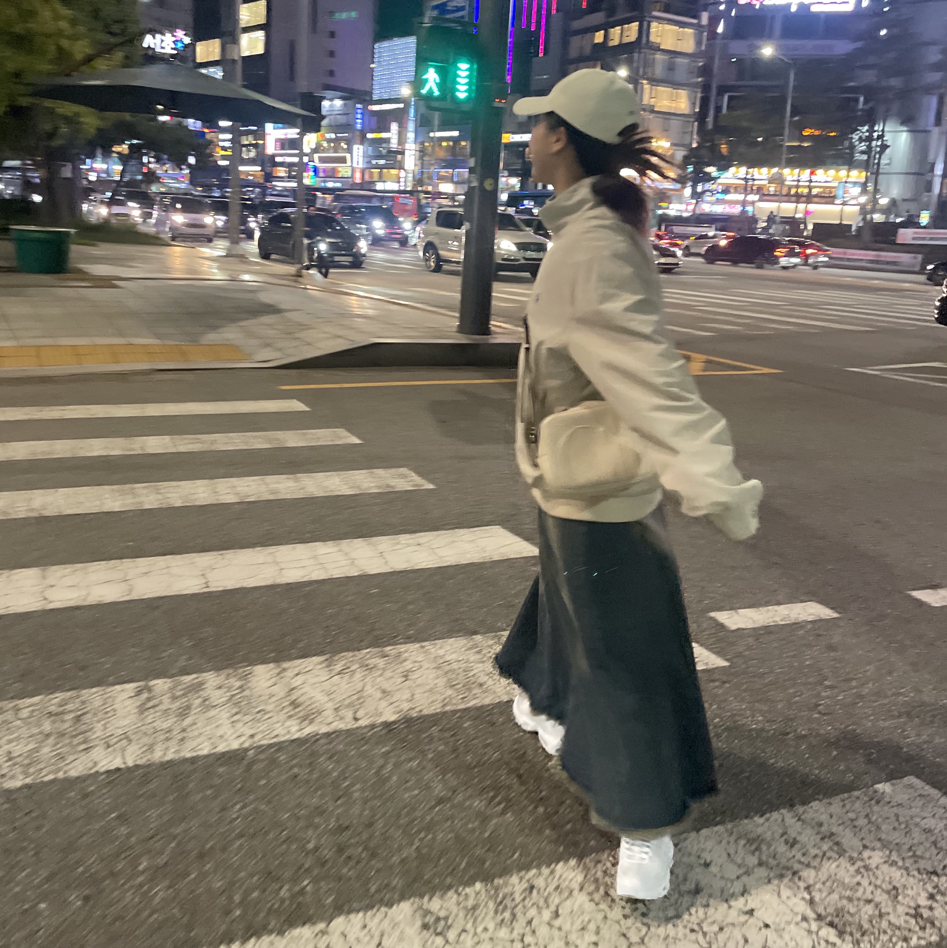 (W) Nike Air Max 95 Next Nature White 착용 스타일 - 2