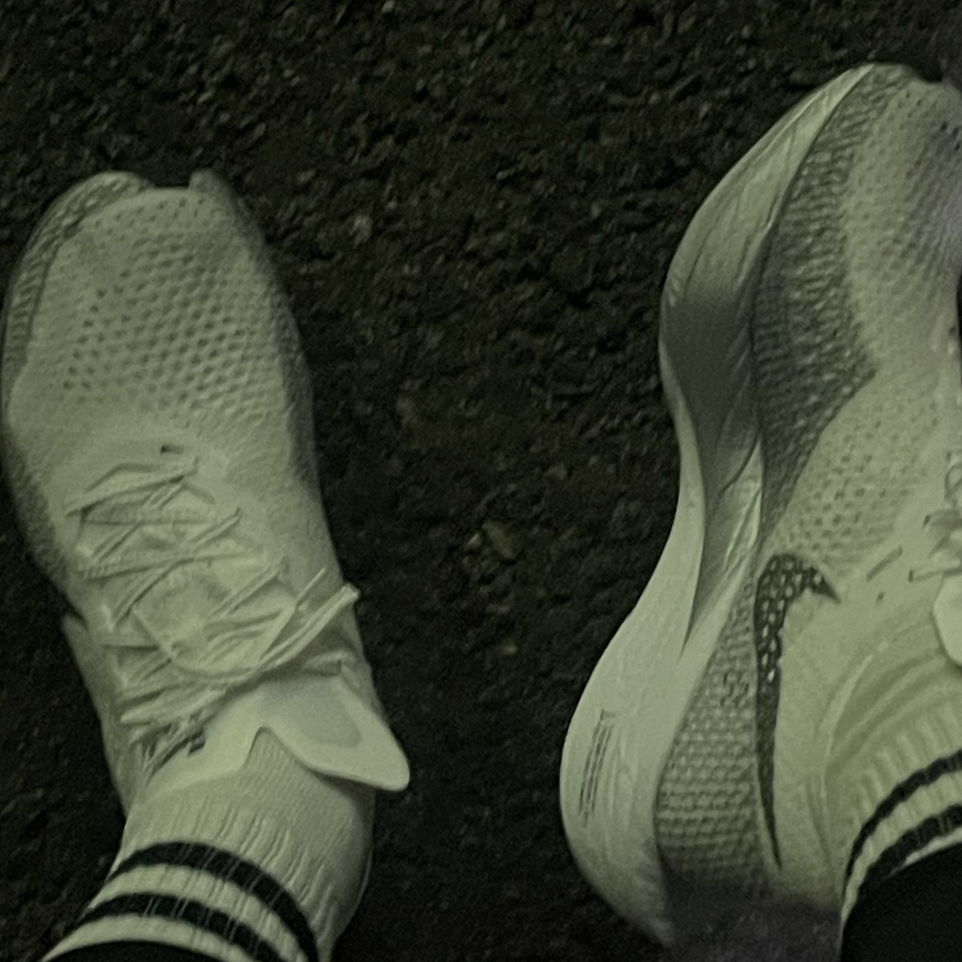 Nike ZoomX Vaporfly Next% 3 White Grey 착용 스타일