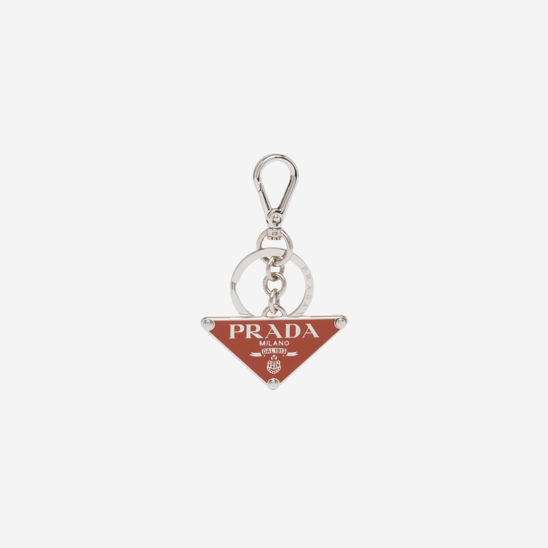 Prada Metal Keychain Papaya 상세 이미지 1