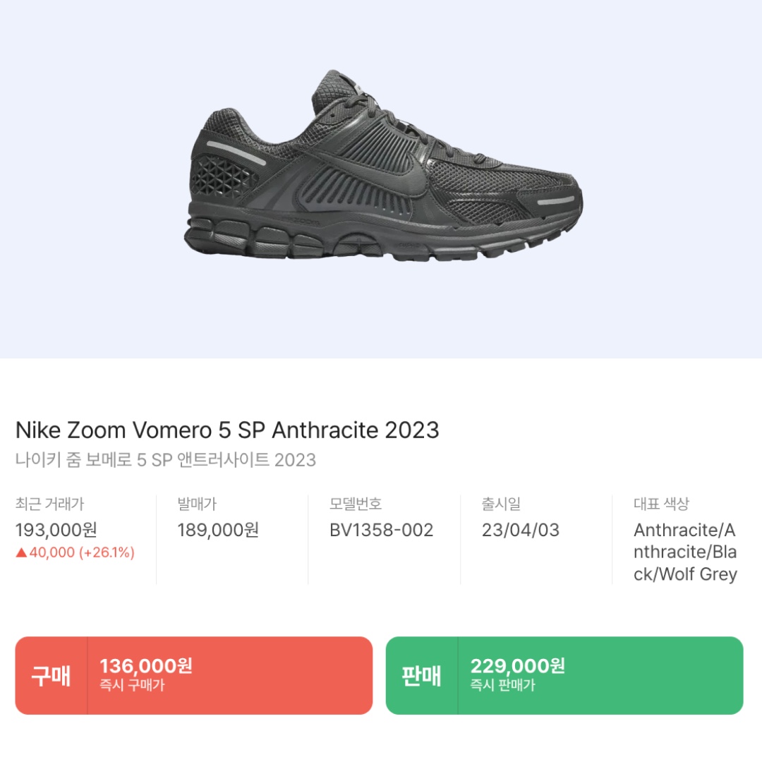(W) Nike Zoom Vomero 5 Wolf Grey and Black, Nike Zoom Vomero 5 SP Anthracite 2023 착용 스타일 - 5