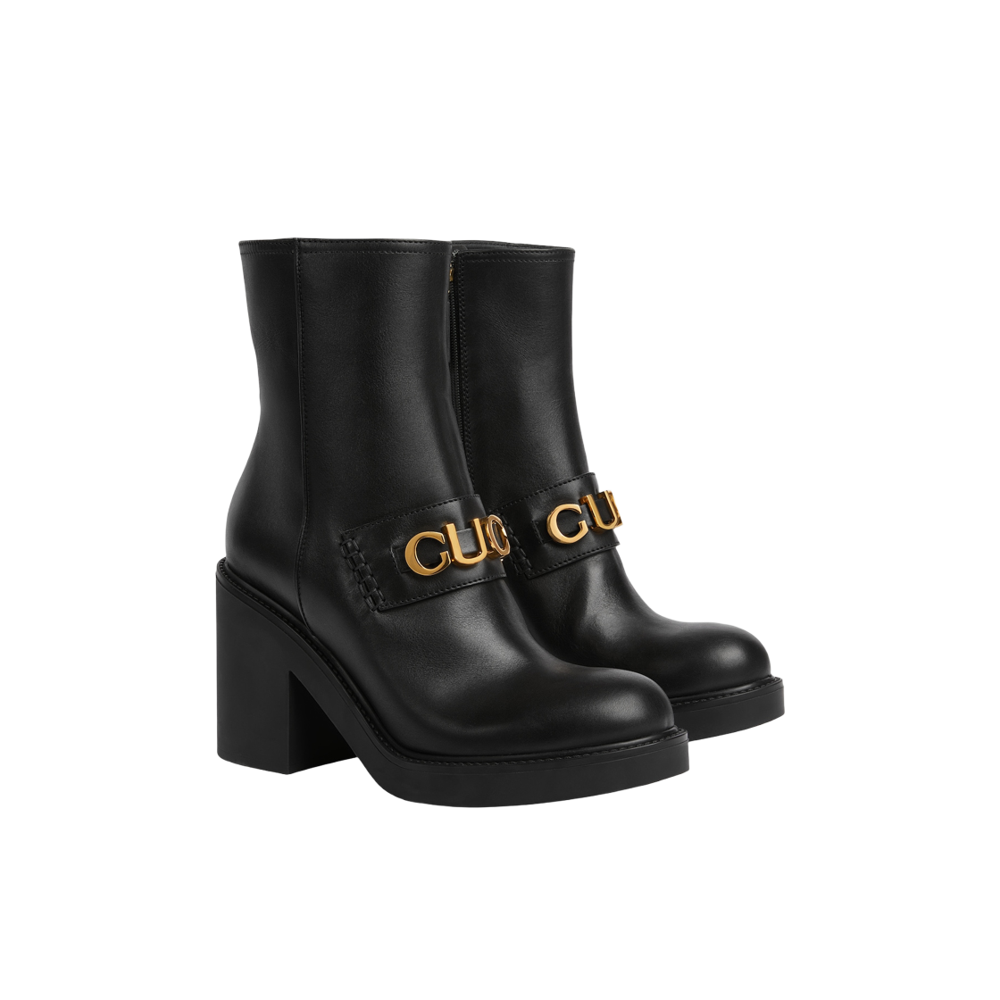 (W) Gucci Boot Black Leather 상세 이미지 2