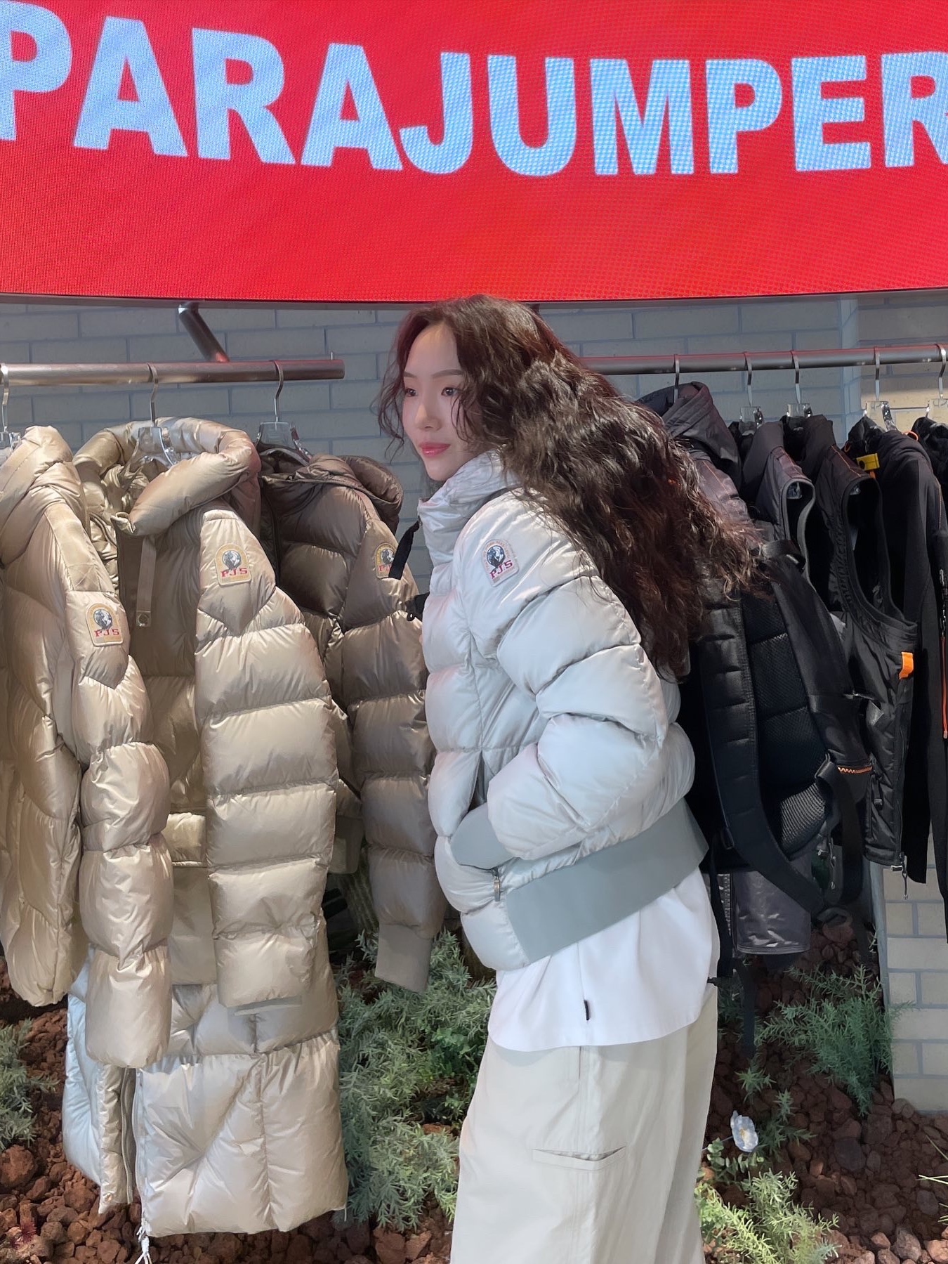 Parajumpers Wilmont Down Jacket Paloma - 22FW, Salomon XT-4 Vanilla Ice 착용 스타일 - 2