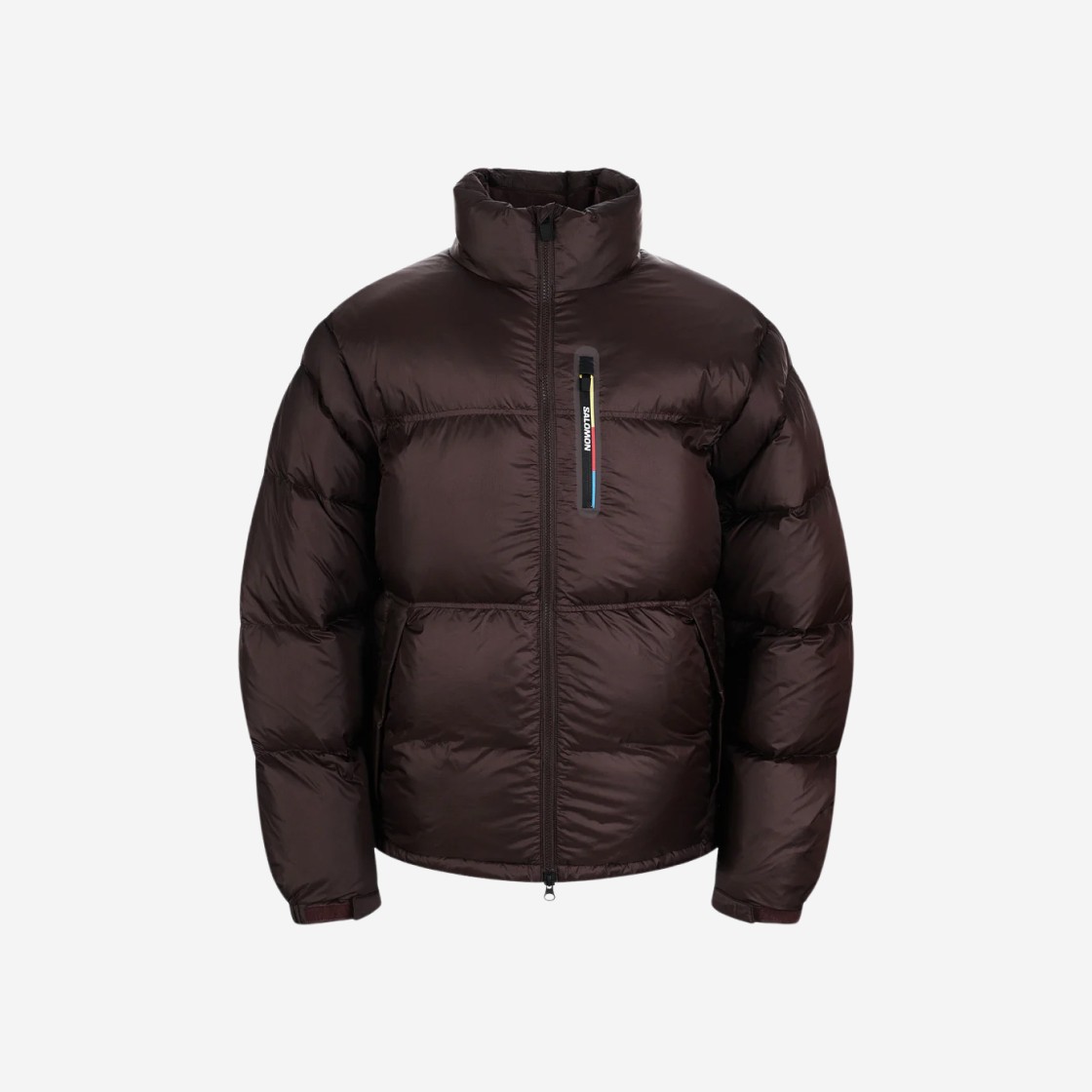 Salomon Contour Down Jacket Chocolate 상세 이미지 1