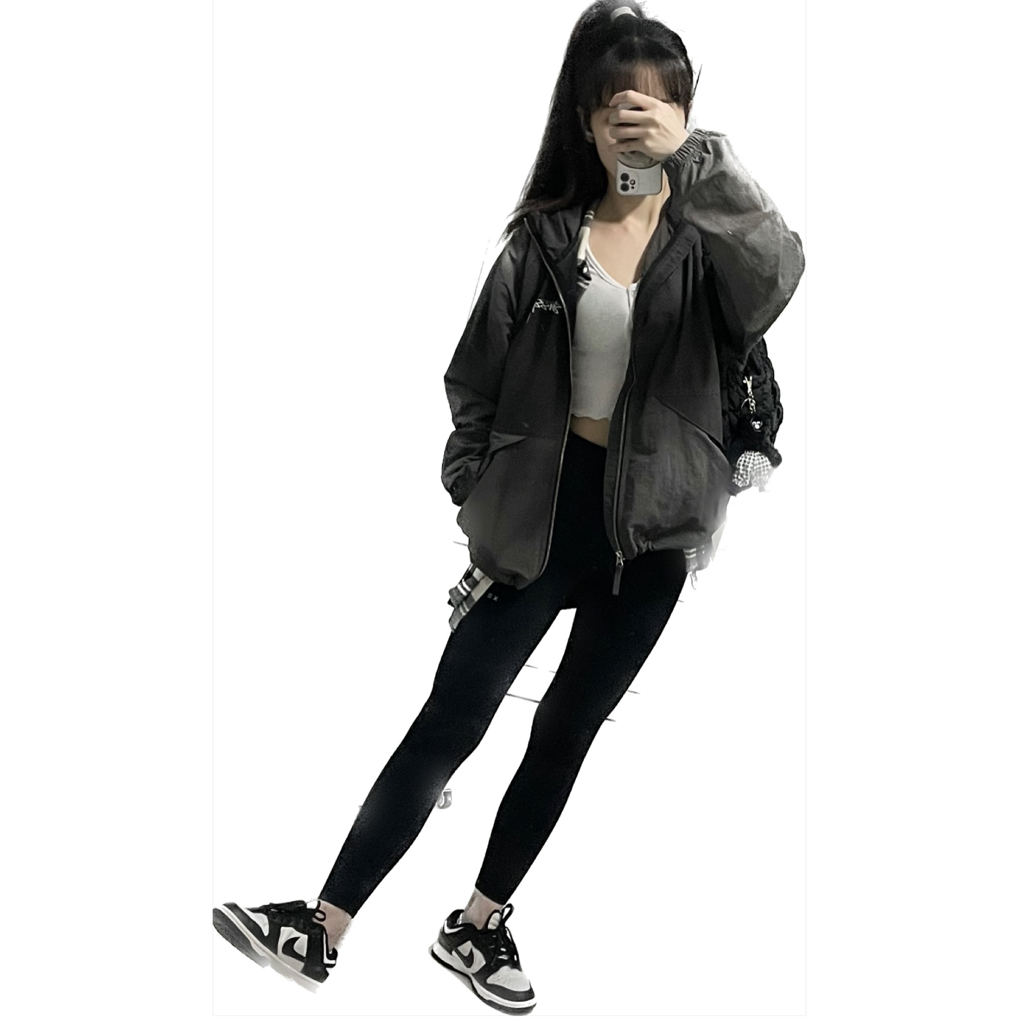 Stussy Wave Dye Beach Shell Jacket Black, Monamhee x 10 Corso Como Bianco Keyring Black 착용 스타일