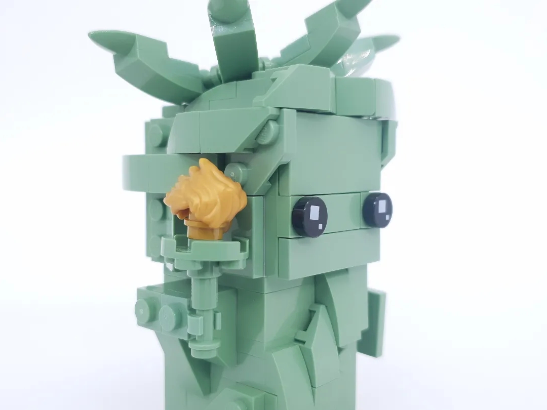 Lego Brickheadz Lady Liberty 착용 스타일 - 1