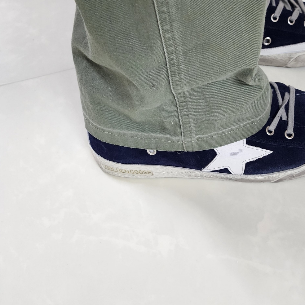 Golden Goose Francy Sneakers Night Blue White 착용 스타일 - 6