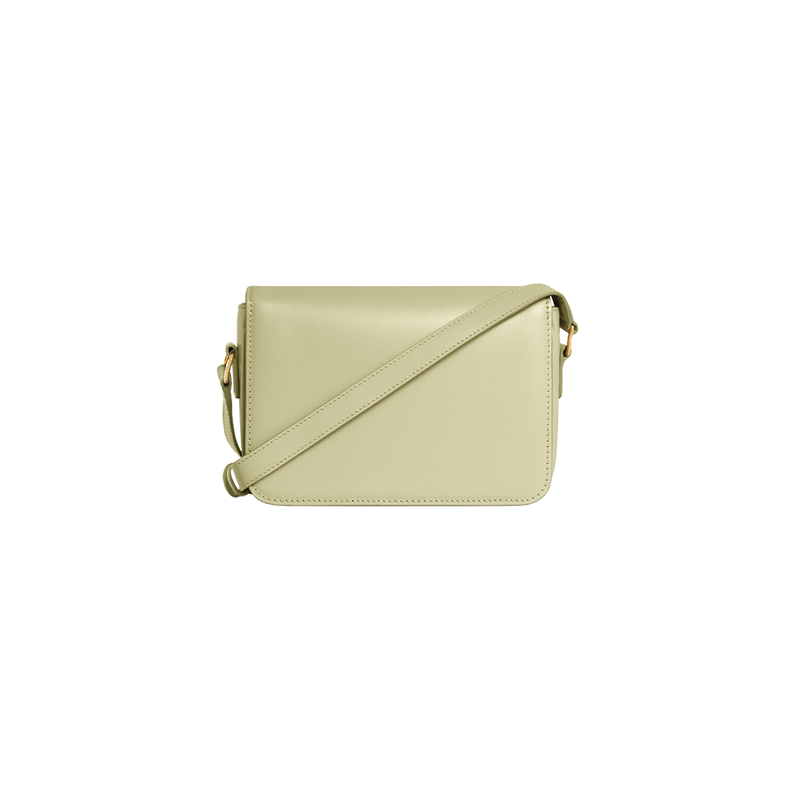 Celine Teen Triomphe Bag in Shiny Calfskin Almond Green 상세 이미지 3