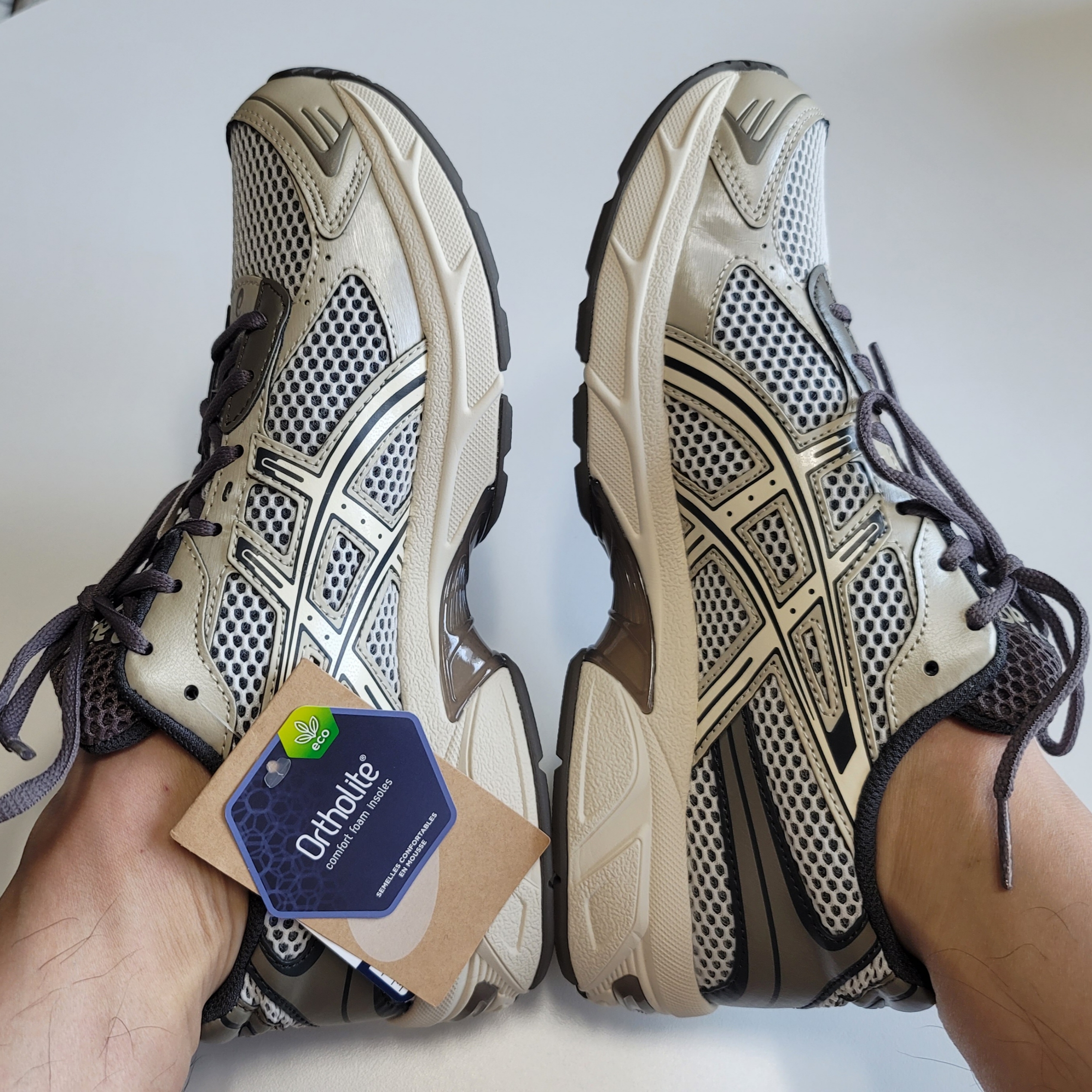 Asics Gel-1130 Birch Dark Taupe - Korea Exclusive 착용 스타일 - 3