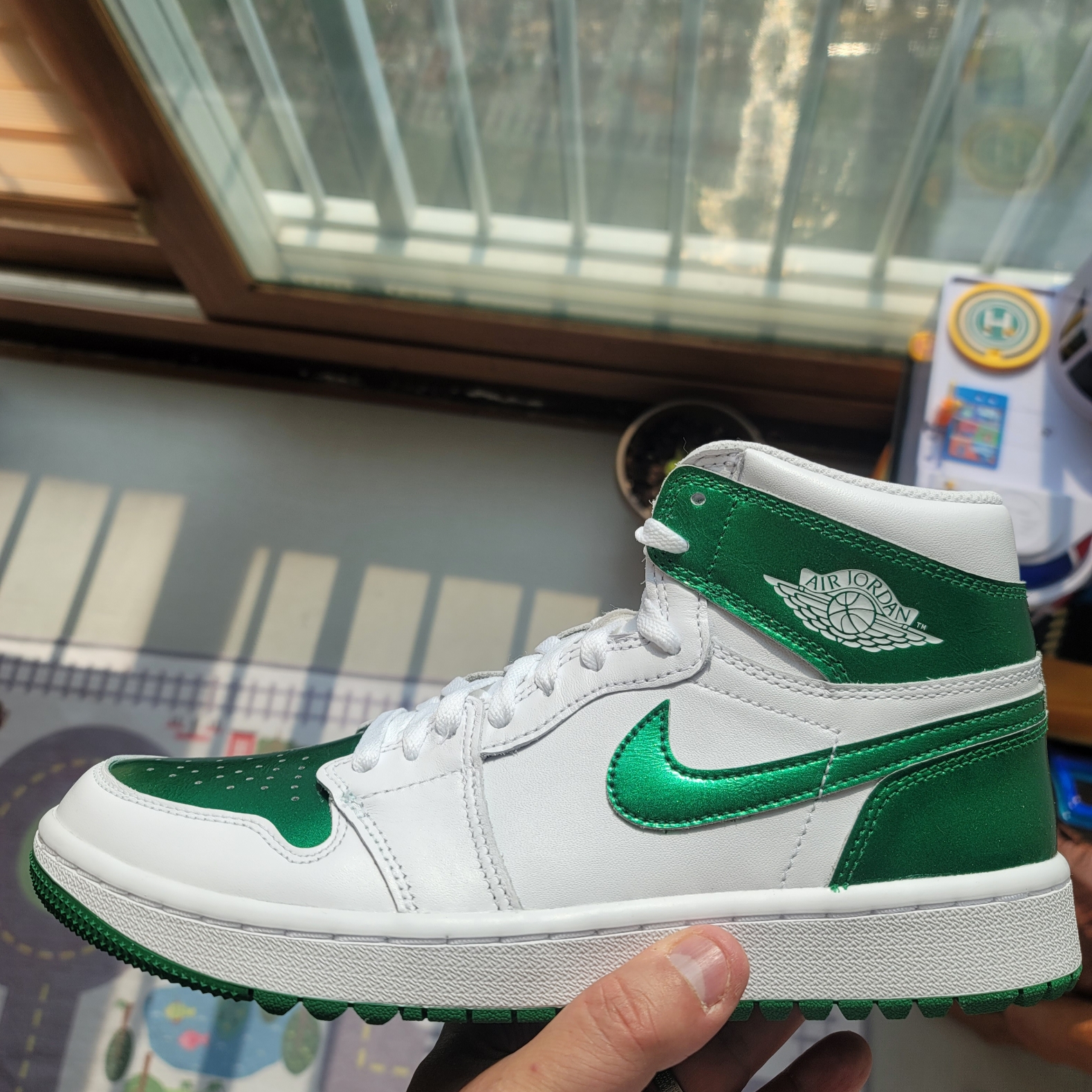 Jordan 1 High Golf Pine Green 착용 스타일