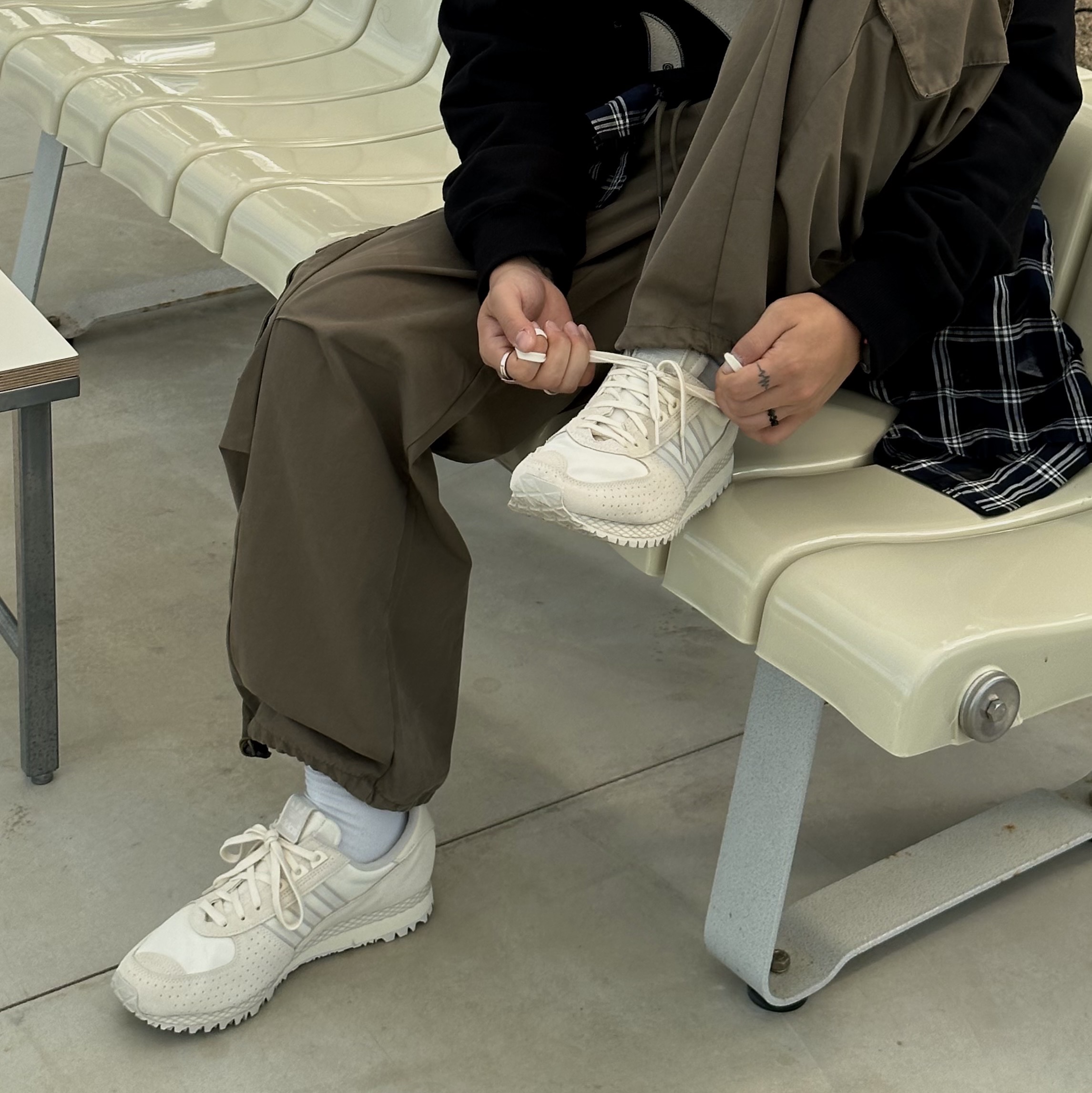 Adidas City Marathon PT White Brown 착용 스타일 - 4