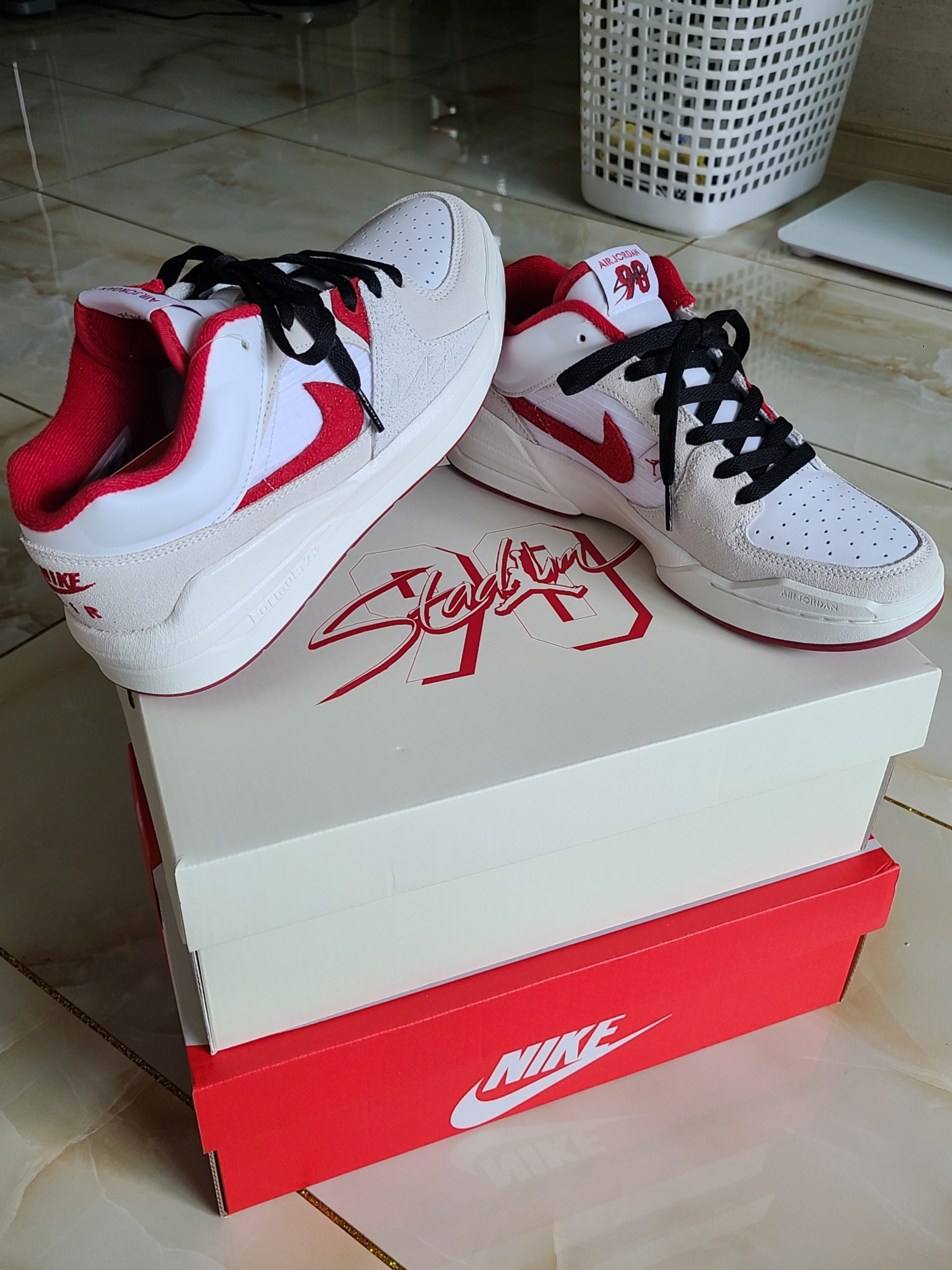 Jordan Stadium 90 White Clover 착용 스타일 - 4