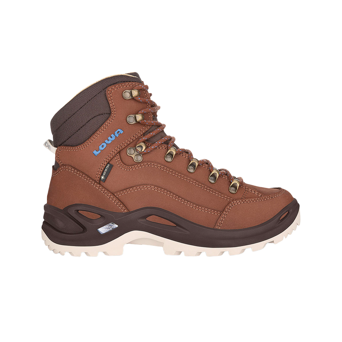 (W) 로바 레니게이드 고어텍스 미드 마호가니 네이비((W) Lowa Renegade GTX Mid Mahogany Navy)